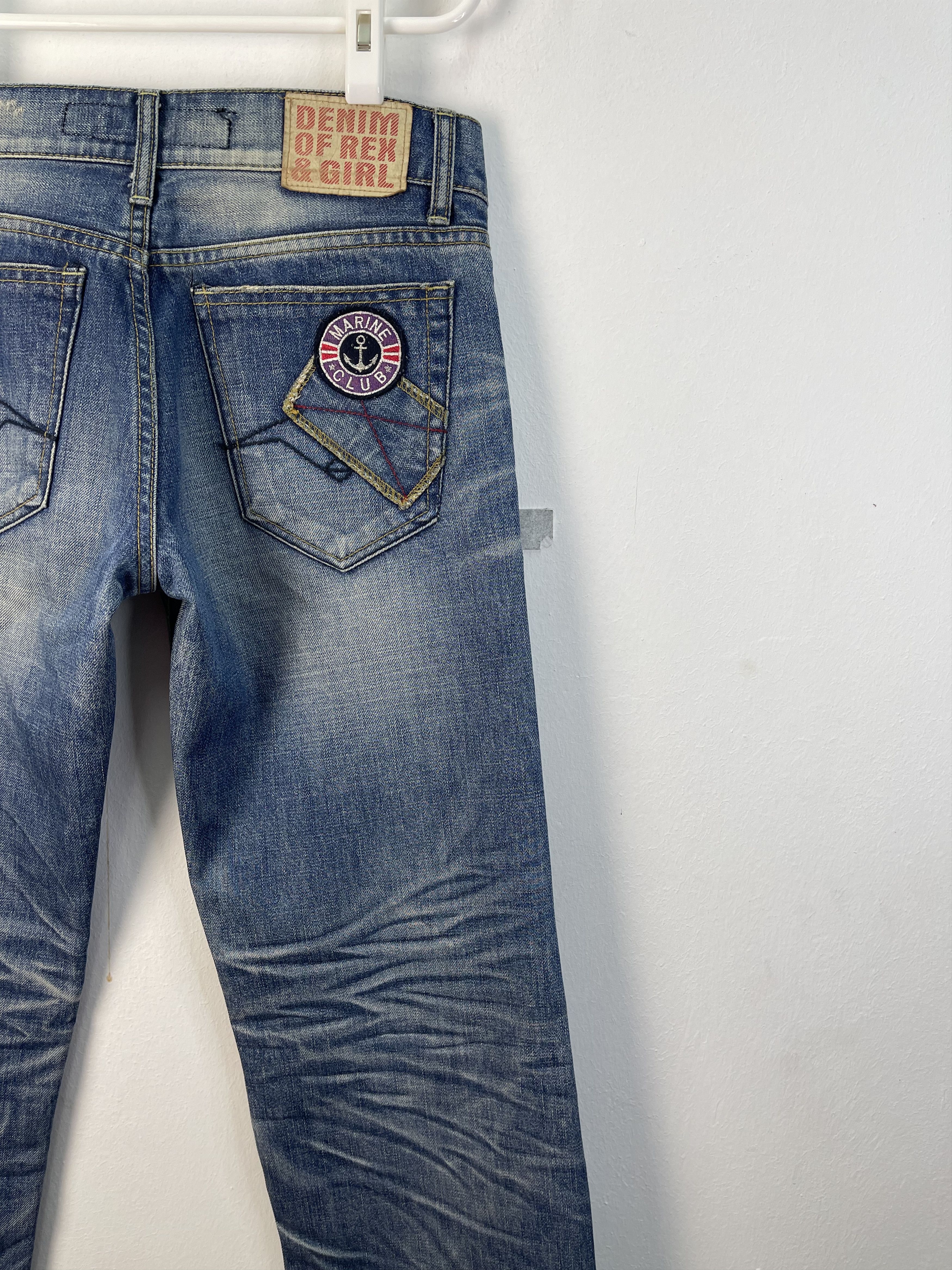 Japanese Brand × Vintage Vintage Denim Of Rex&Girl Marine Club Patches Size US 30 / EU 46 - 5 Thumbnail