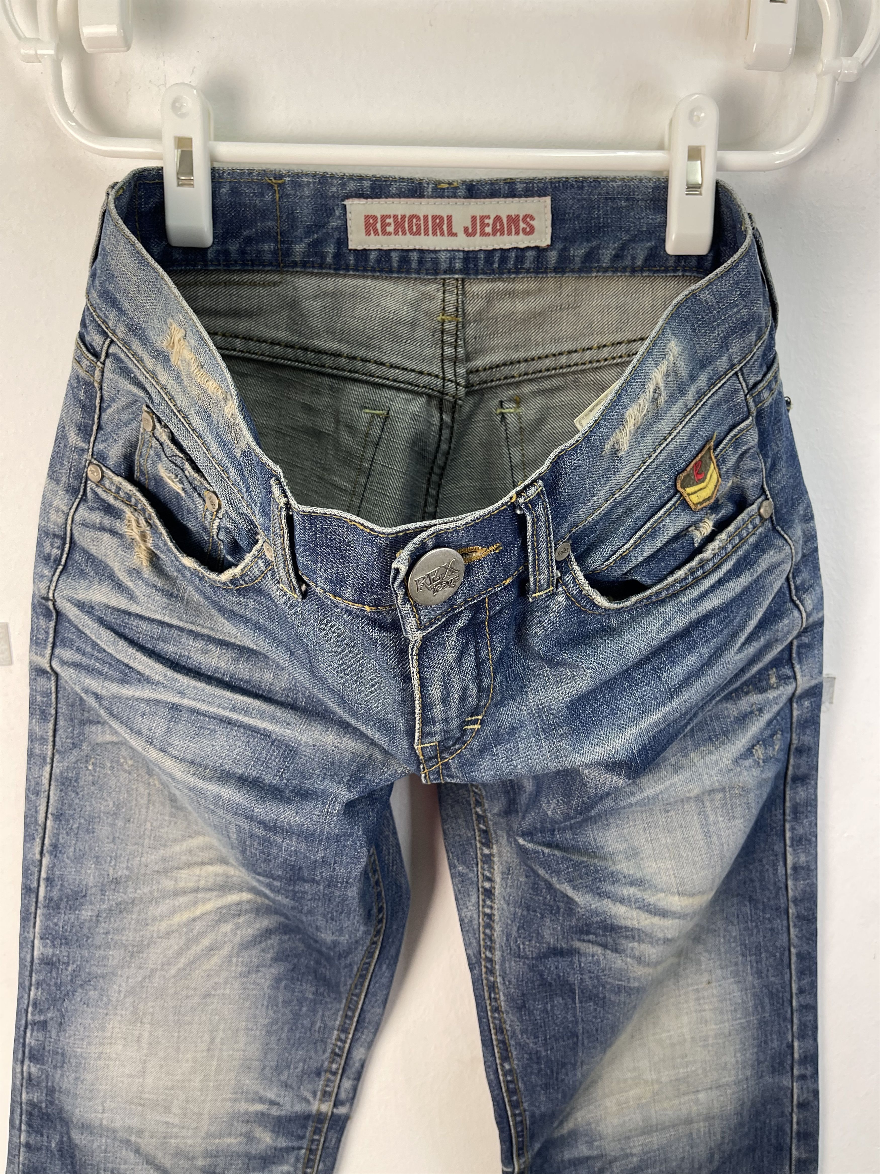 Japanese Brand × Vintage Vintage Denim Of Rex&Girl Marine Club Patches Size US 30 / EU 46 - 7 Thumbnail