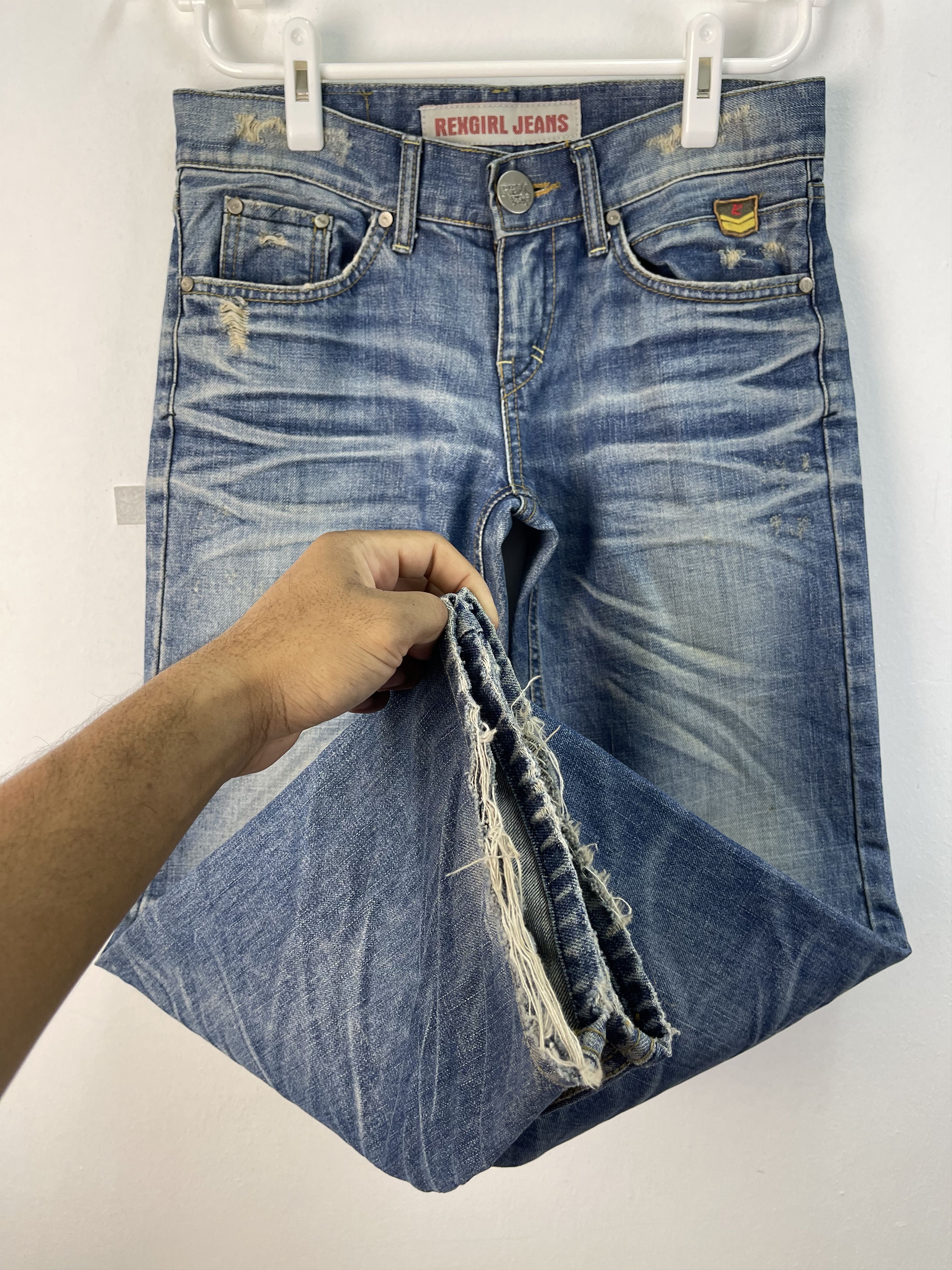 Japanese Brand × Vintage Vintage Denim Of Rex&Girl Marine Club Patches Size US 30 / EU 46 - 15 Thumbnail