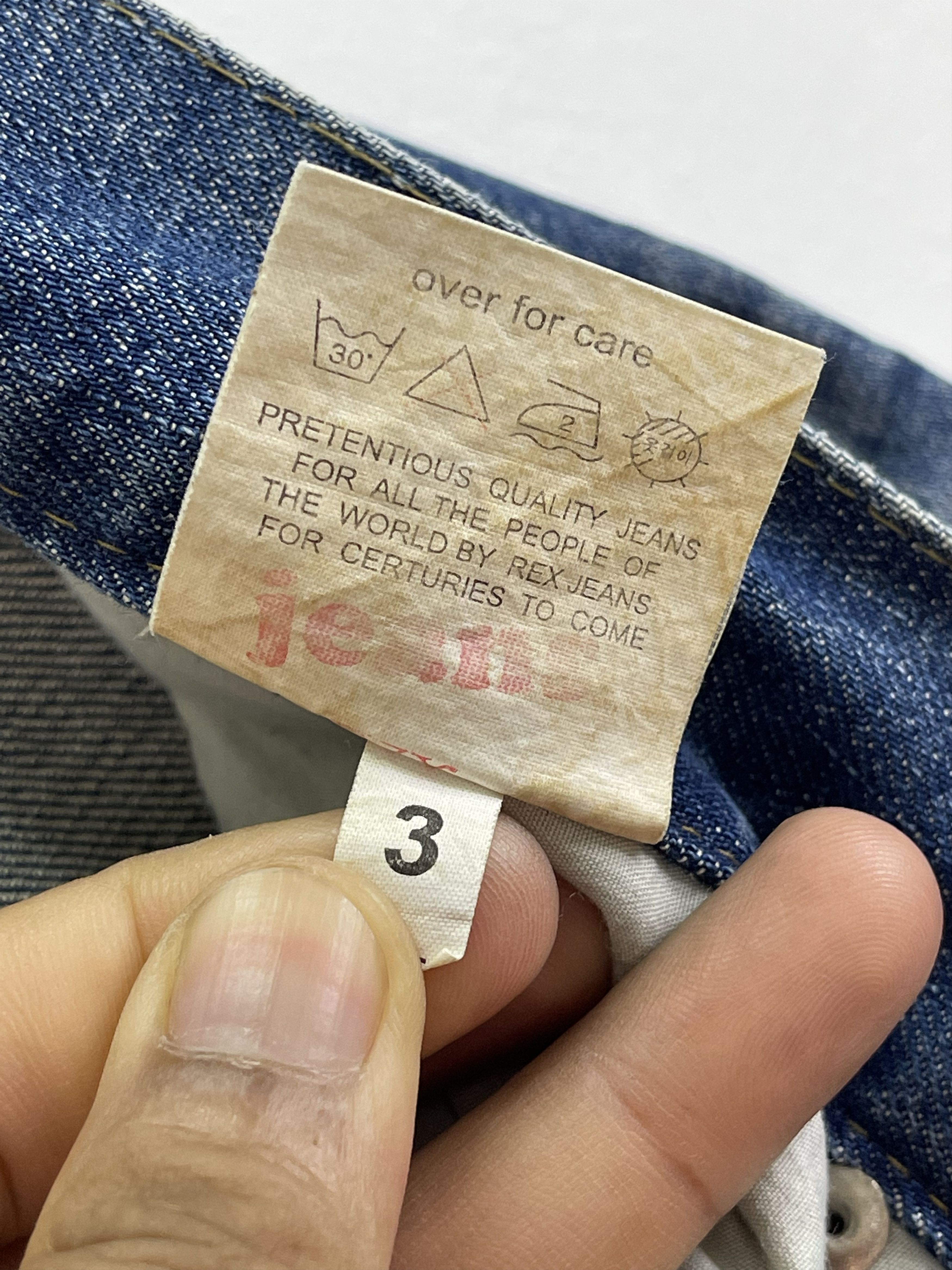 Japanese Brand × Vintage Vintage Denim Of Rex&Girl Marine Club Patches Size US 30 / EU 46 - 11 Thumbnail