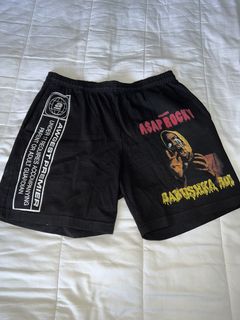 Asap rocky outlet jean shorts