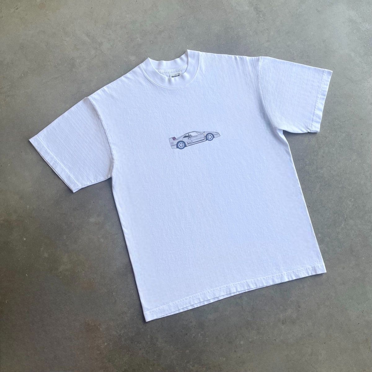 Other × Vintage Elektrik ‘F40’ White Vintage Graphic Car Tee Size US S / EU 44-46 / 1 - 1 Thumbnail
