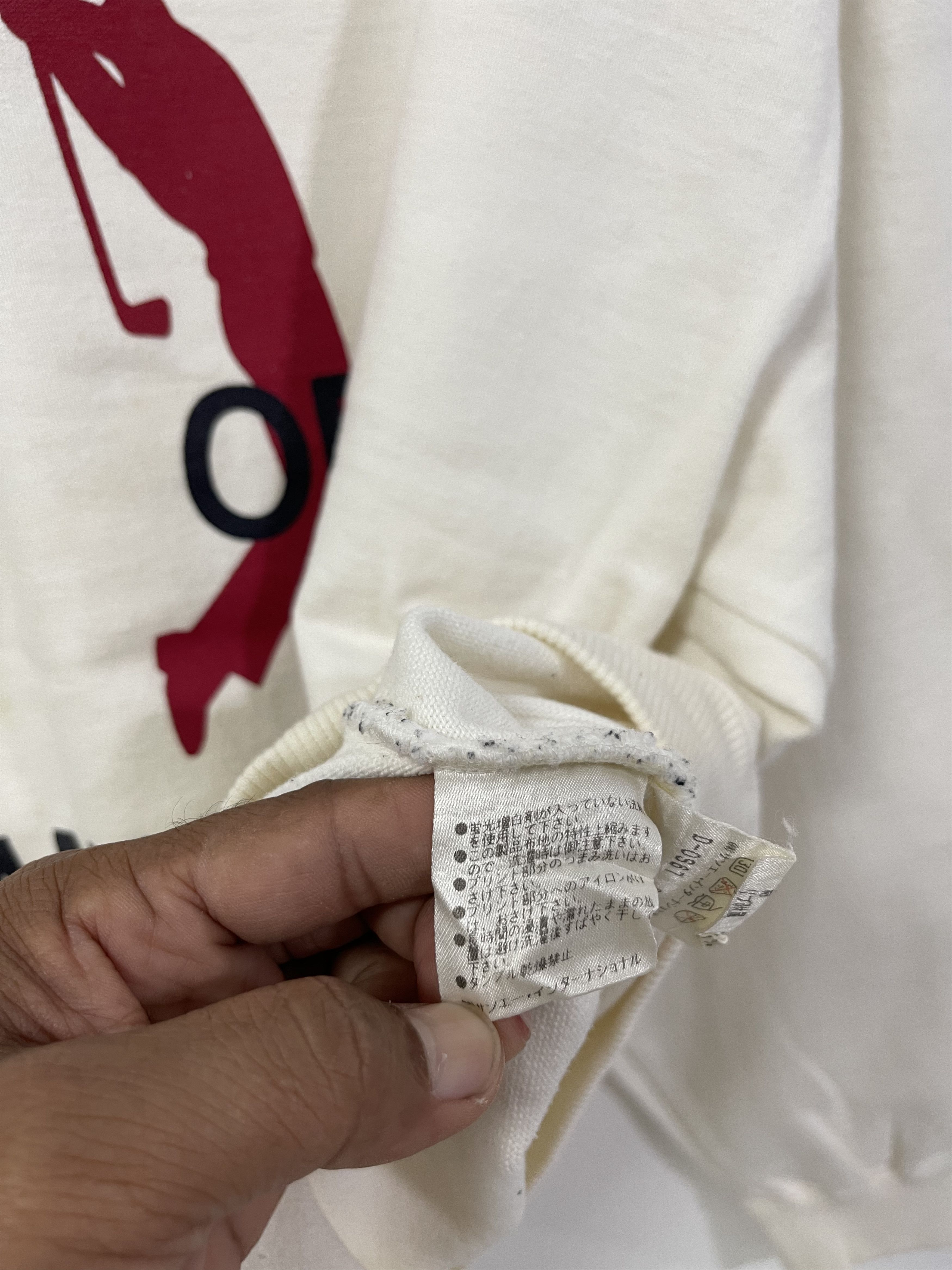 Japanese Brand × Vintage Japanese Pearly Gates Graphic Sweatshirt Distressed Stain Size US M / EU 48-50 / 2 - 11 Thumbnail