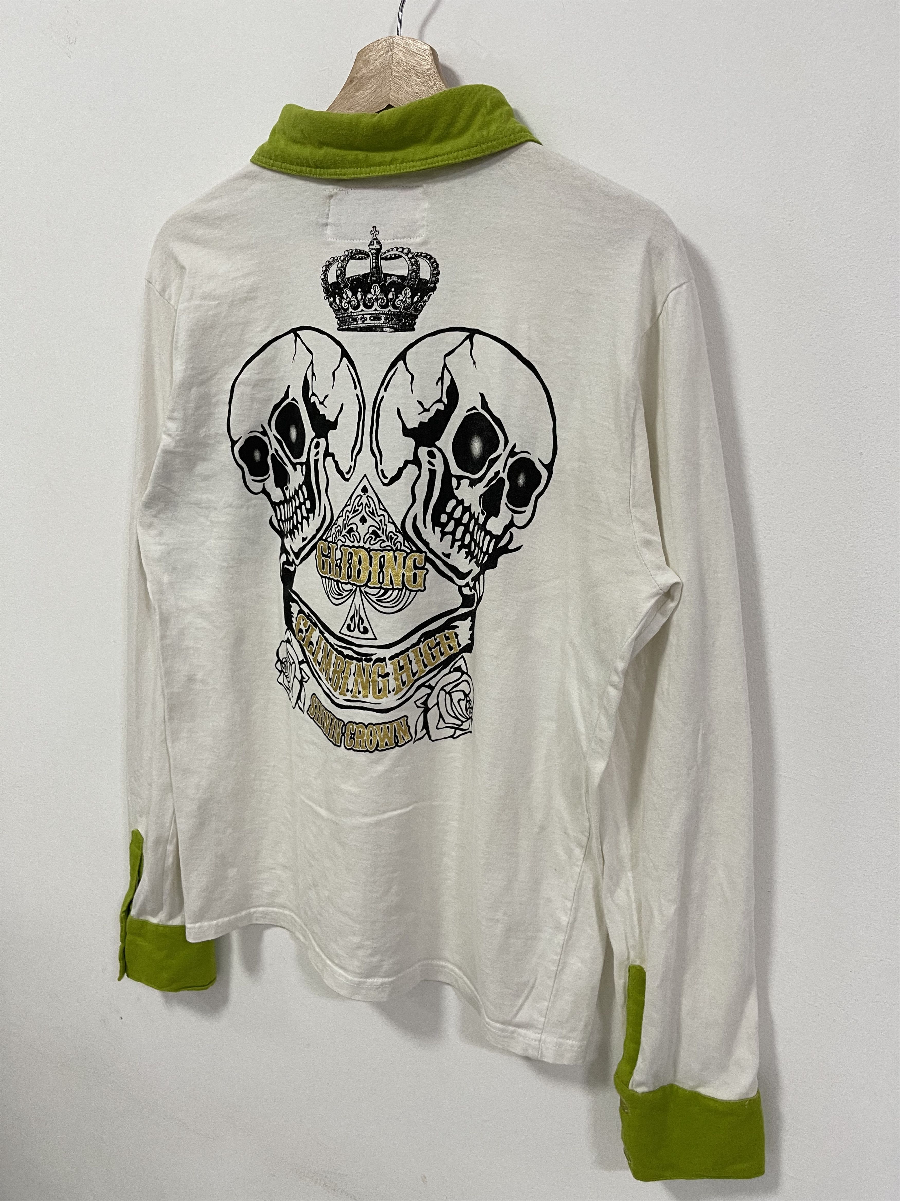 Japanese Brand Vintage Four Season Skulls Big Logo Long Sleeve Size US S / EU 44-46 / 1 - 3 Thumbnail