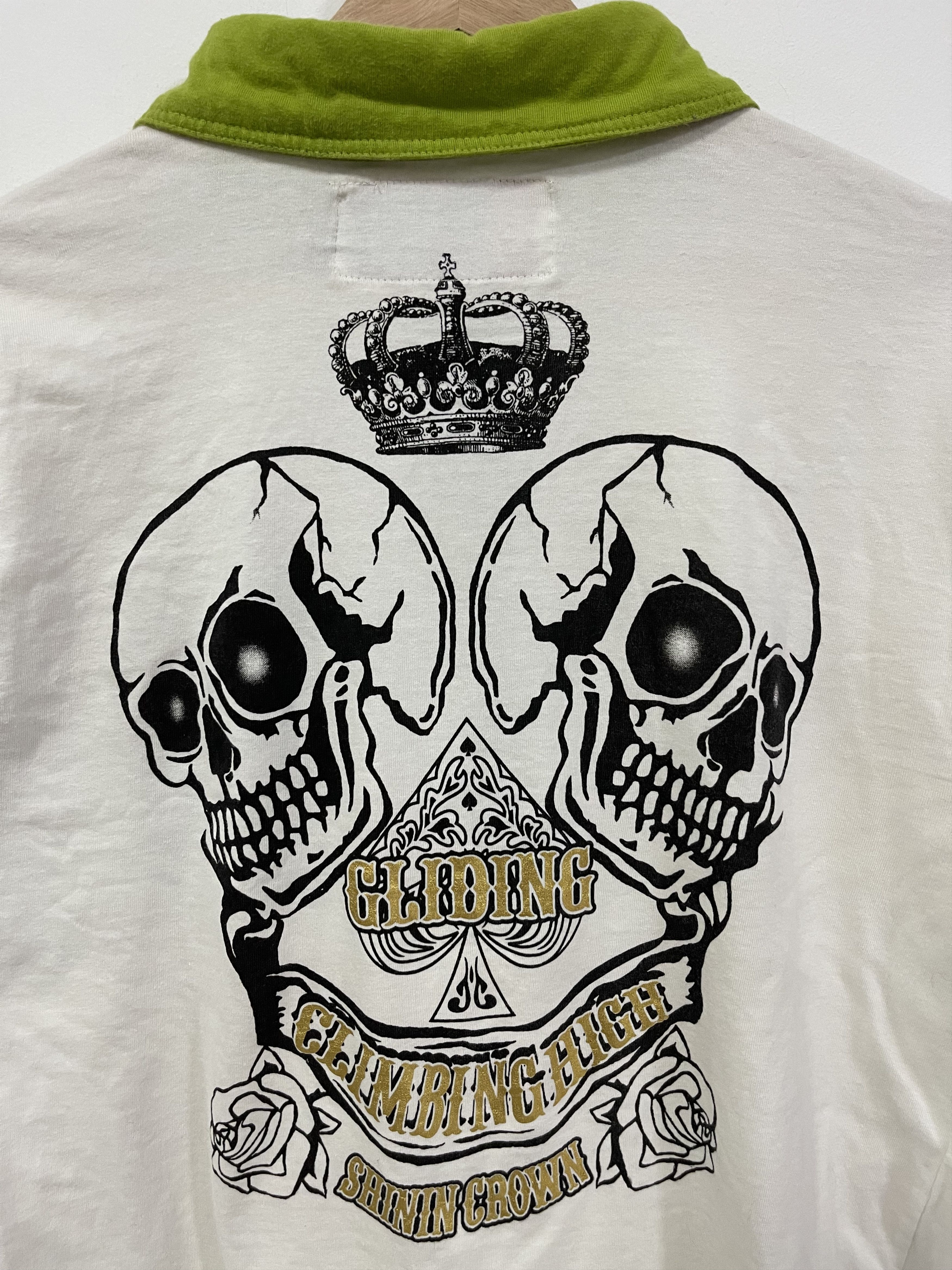 Japanese Brand Vintage Four Season Skulls Big Logo Long Sleeve Size US S / EU 44-46 / 1 - 4 Thumbnail