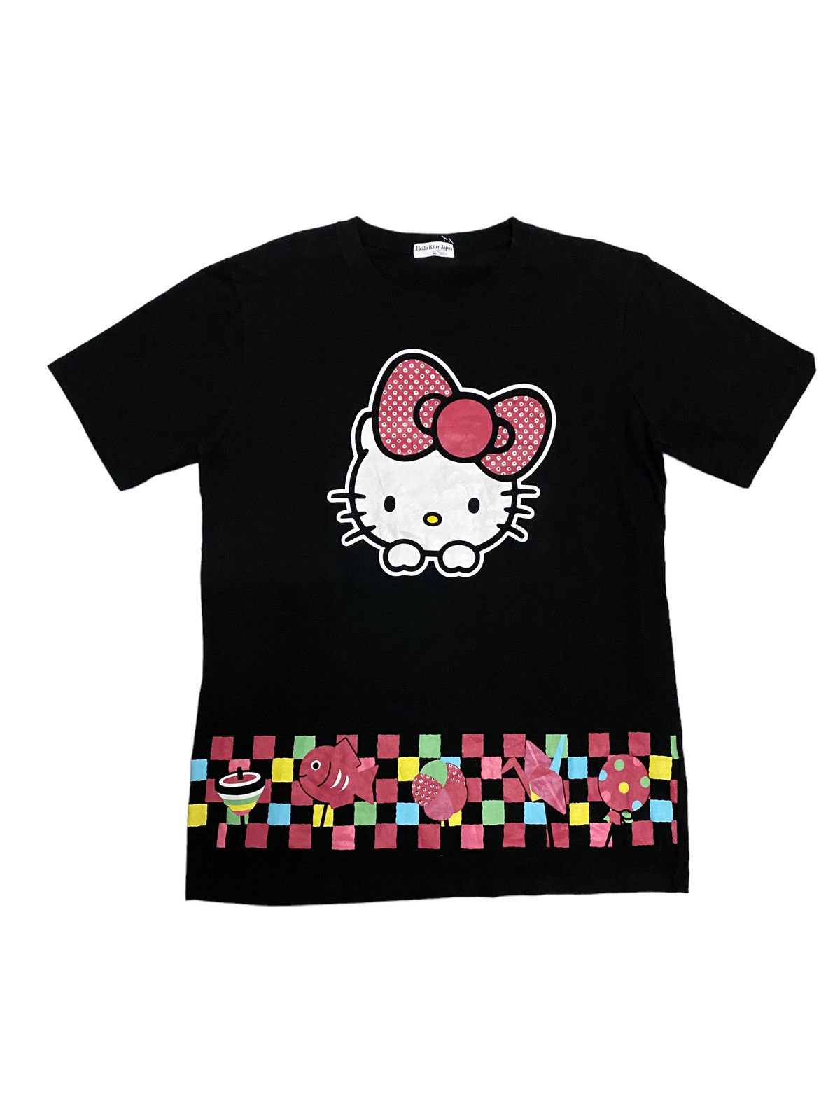 Anime × Cartoon Network × Japanese Brand Offer‼️Hello Kitty Japan Sanrio Anima Black Tee Size US M / EU 48-50 / 2 - 1 Thumbnail