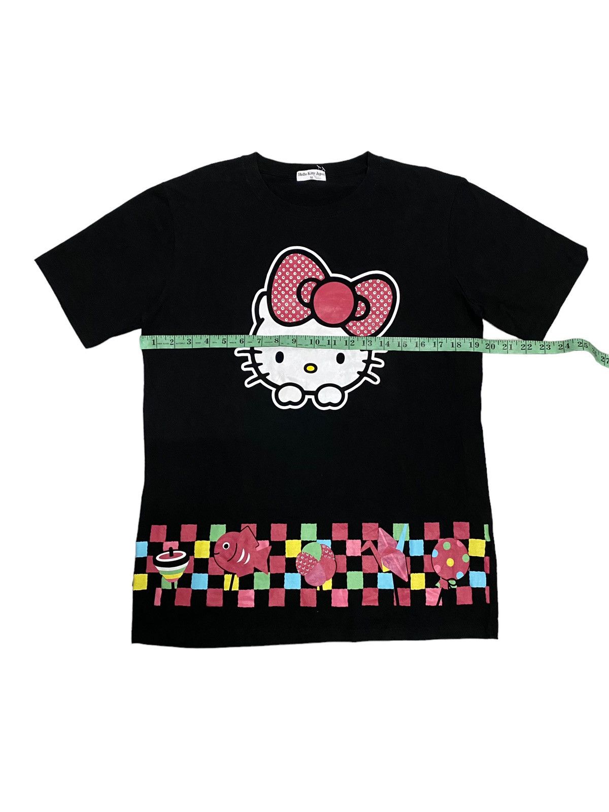 Anime × Cartoon Network × Japanese Brand Offer‼️Hello Kitty Japan Sanrio Anima Black Tee Size US M / EU 48-50 / 2 - 7 Thumbnail