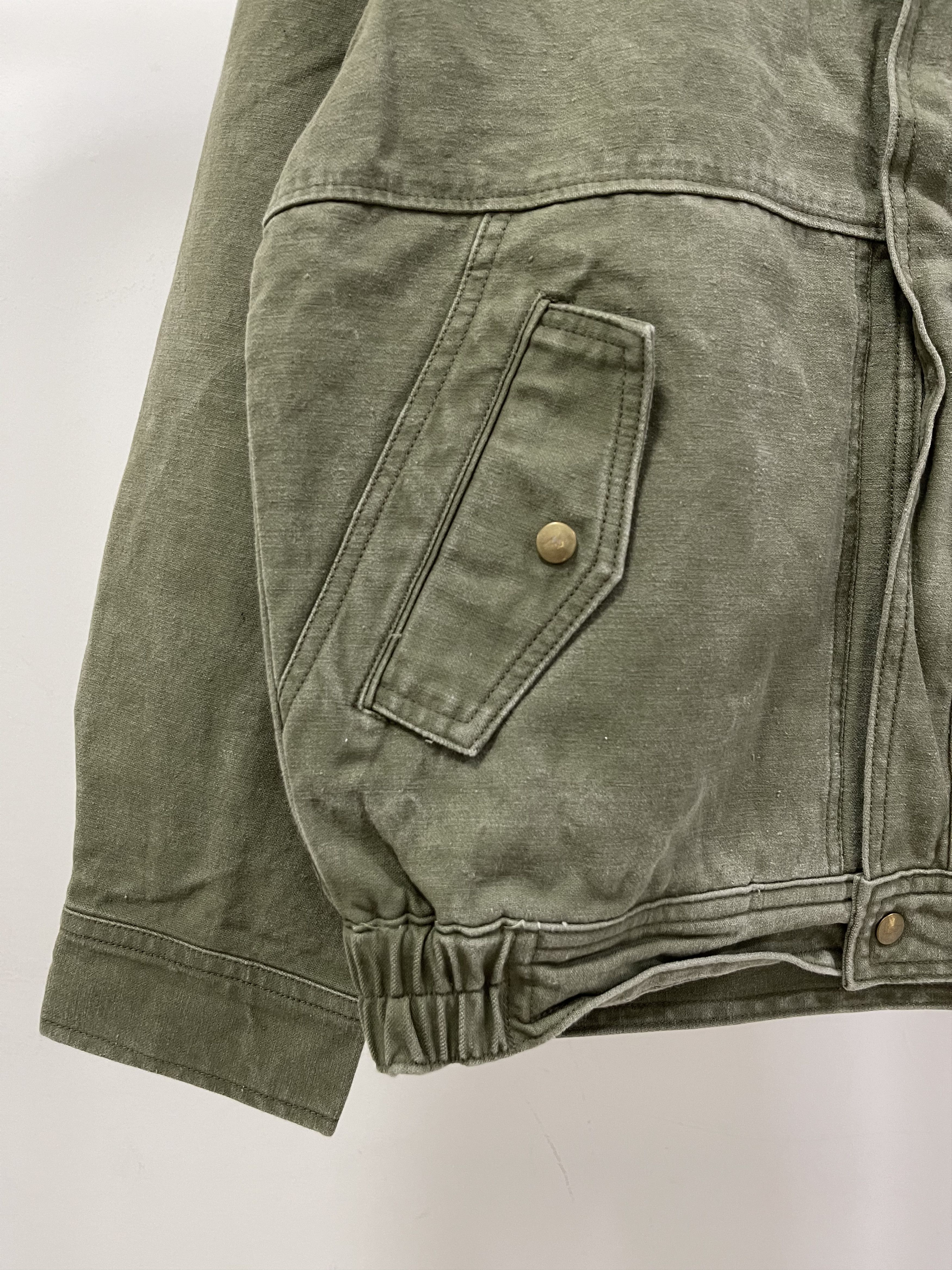 Japanese Brand × Vintage Vintage Usjoan Military Style Zipper Jacket Made In japan Size US S / EU 44-46 / 1 - 4 Thumbnail
