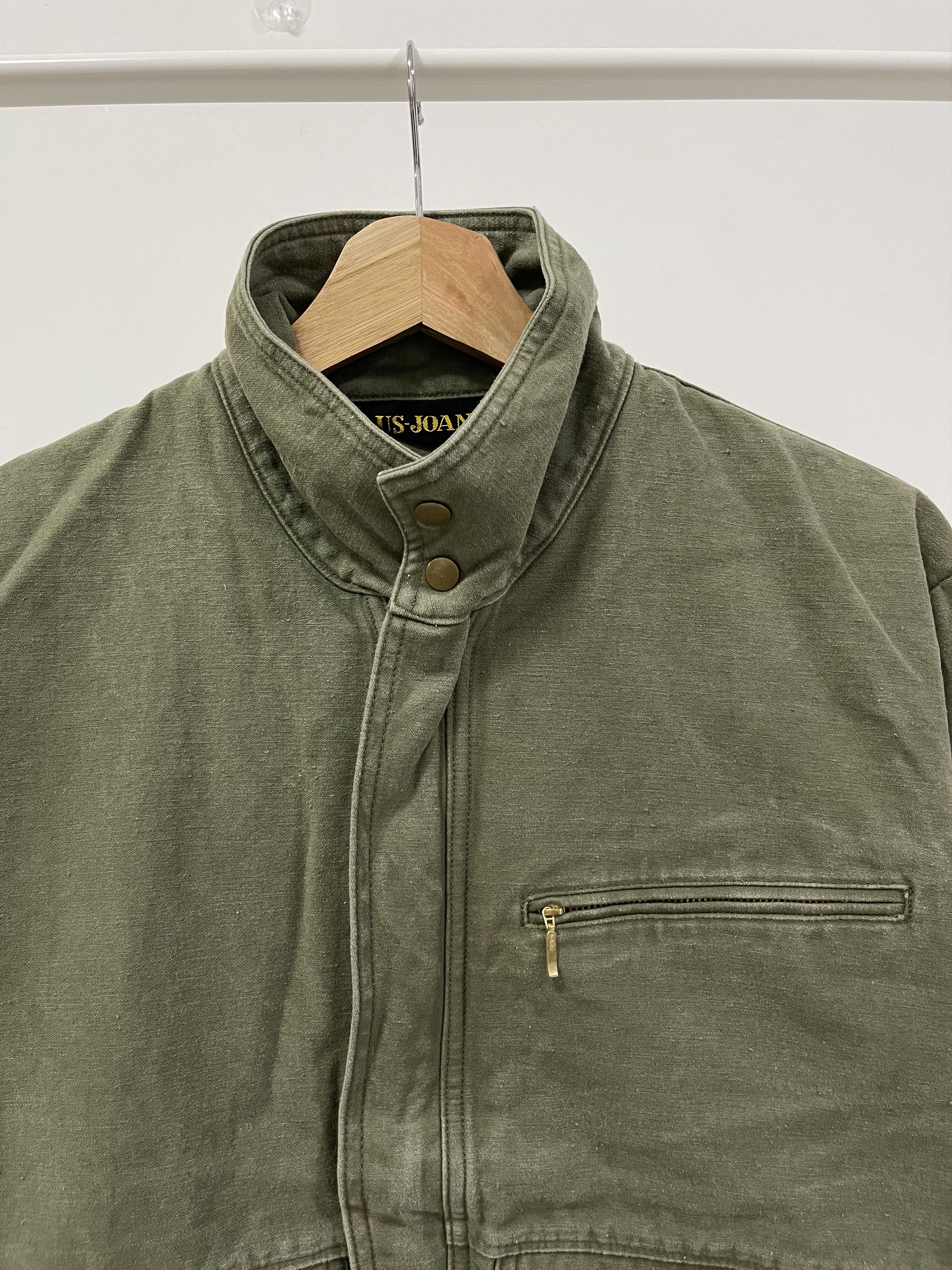 Japanese Brand × Vintage Vintage Usjoan Military Style Zipper Jacket Made In japan Size US S / EU 44-46 / 1 - 2 Thumbnail