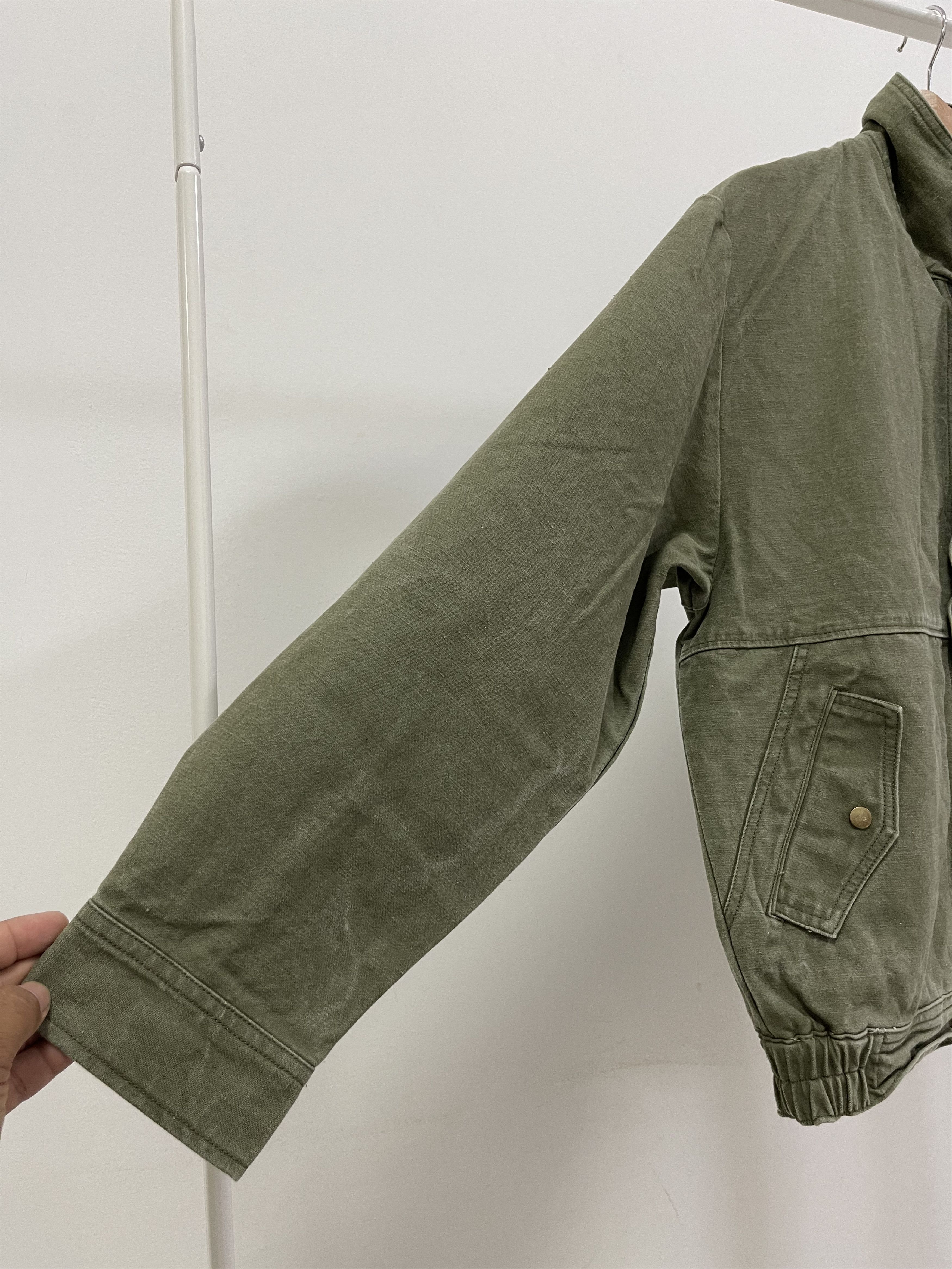 Japanese Brand × Vintage Vintage Usjoan Military Style Zipper Jacket Made In japan Size US S / EU 44-46 / 1 - 7 Thumbnail
