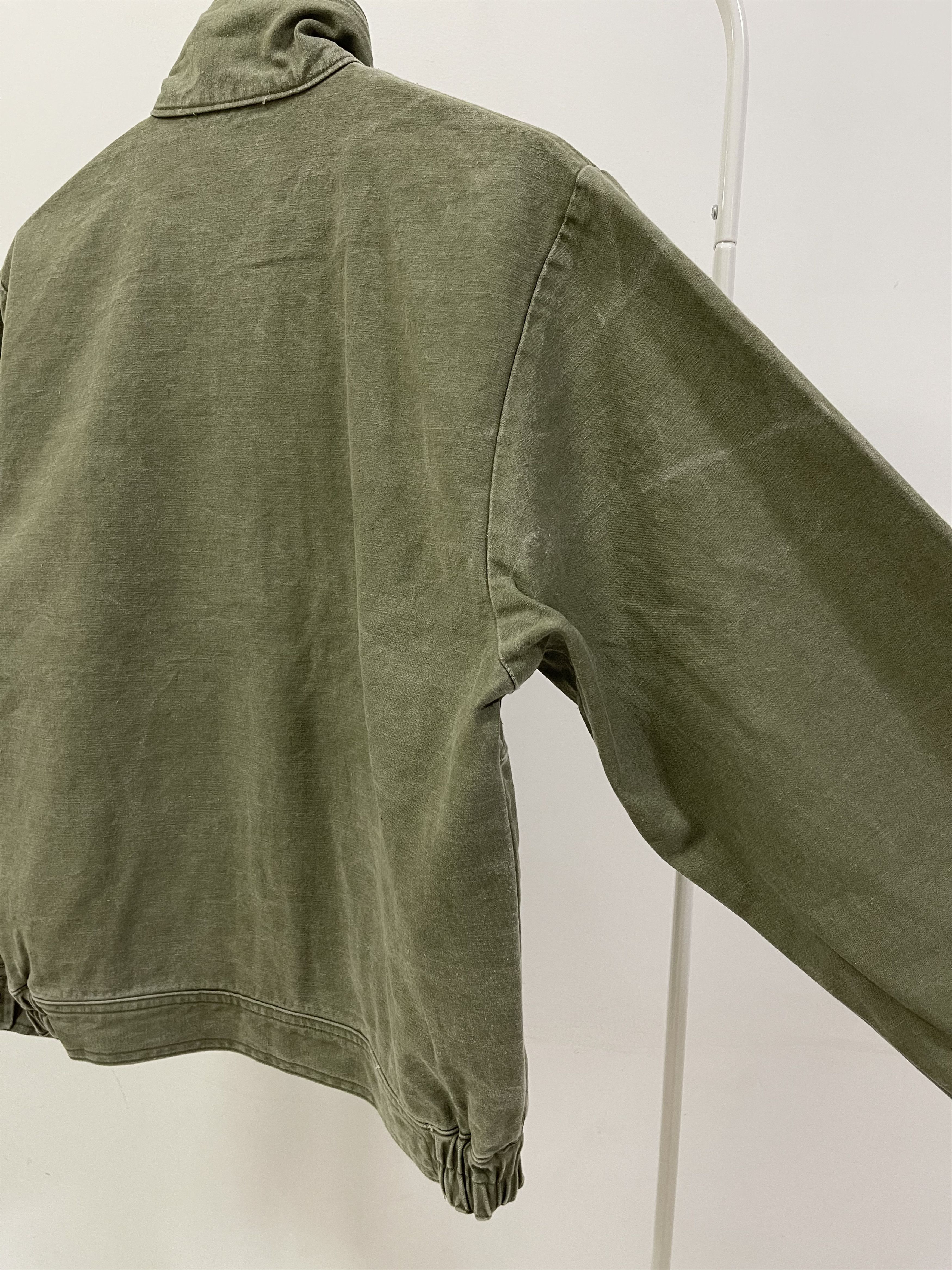Japanese Brand × Vintage Vintage Usjoan Military Style Zipper Jacket Made In japan Size US S / EU 44-46 / 1 - 9 Thumbnail