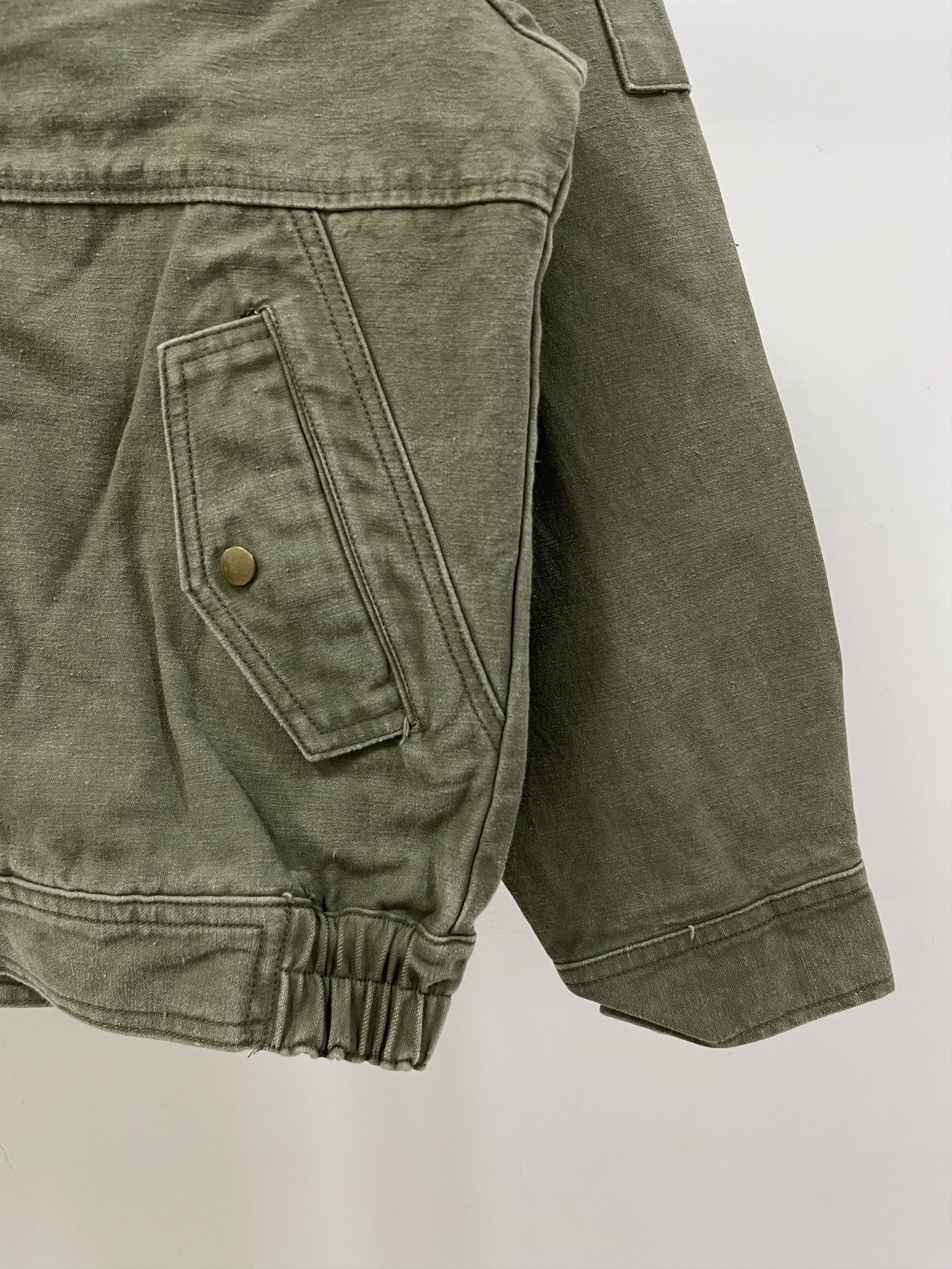 Japanese Brand × Vintage Vintage Usjoan Military Style Zipper Jacket Made In japan Size US S / EU 44-46 / 1 - 3 Thumbnail