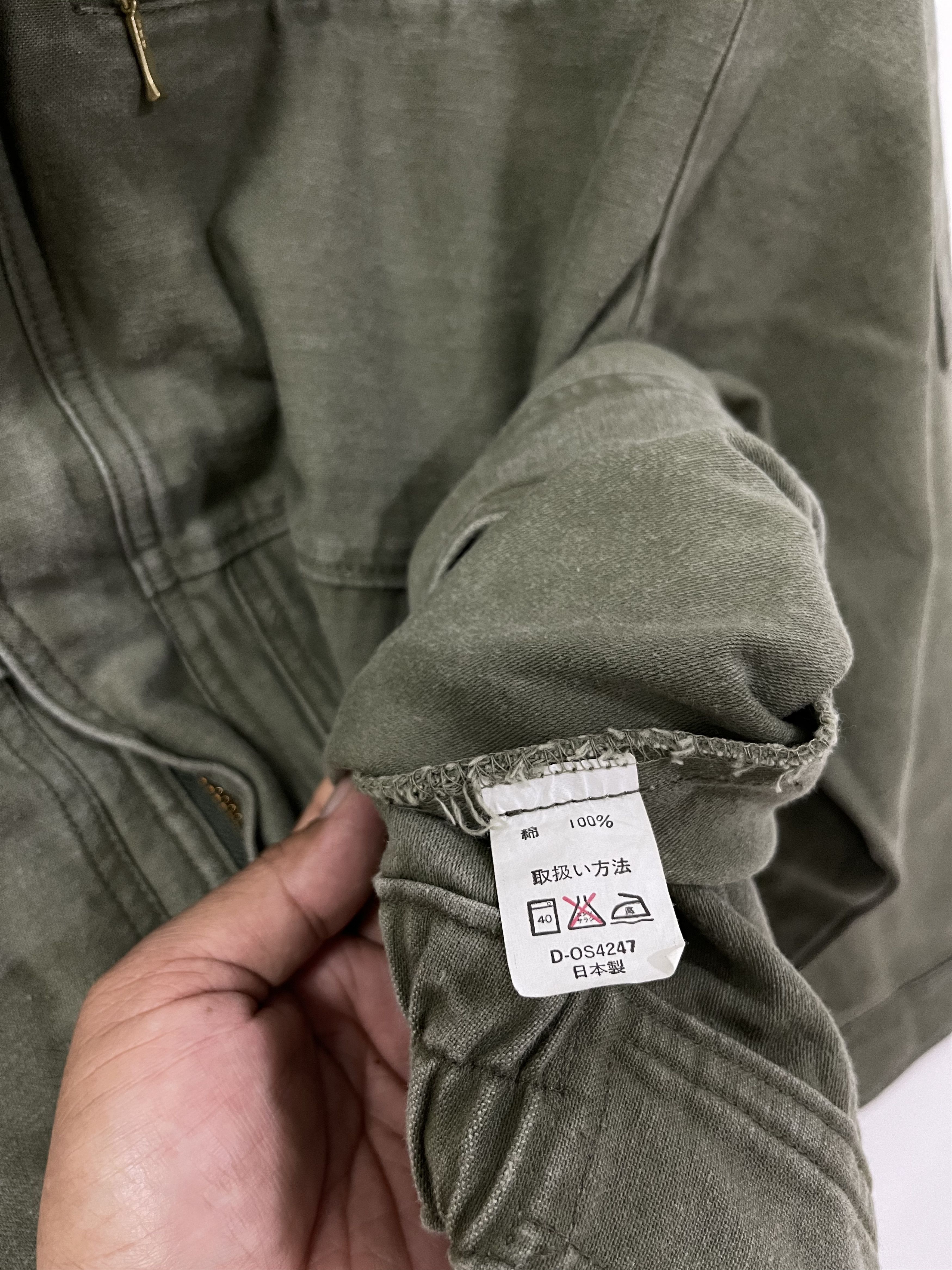 Japanese Brand × Vintage Vintage Usjoan Military Style Zipper Jacket Made In japan Size US S / EU 44-46 / 1 - 12 Thumbnail