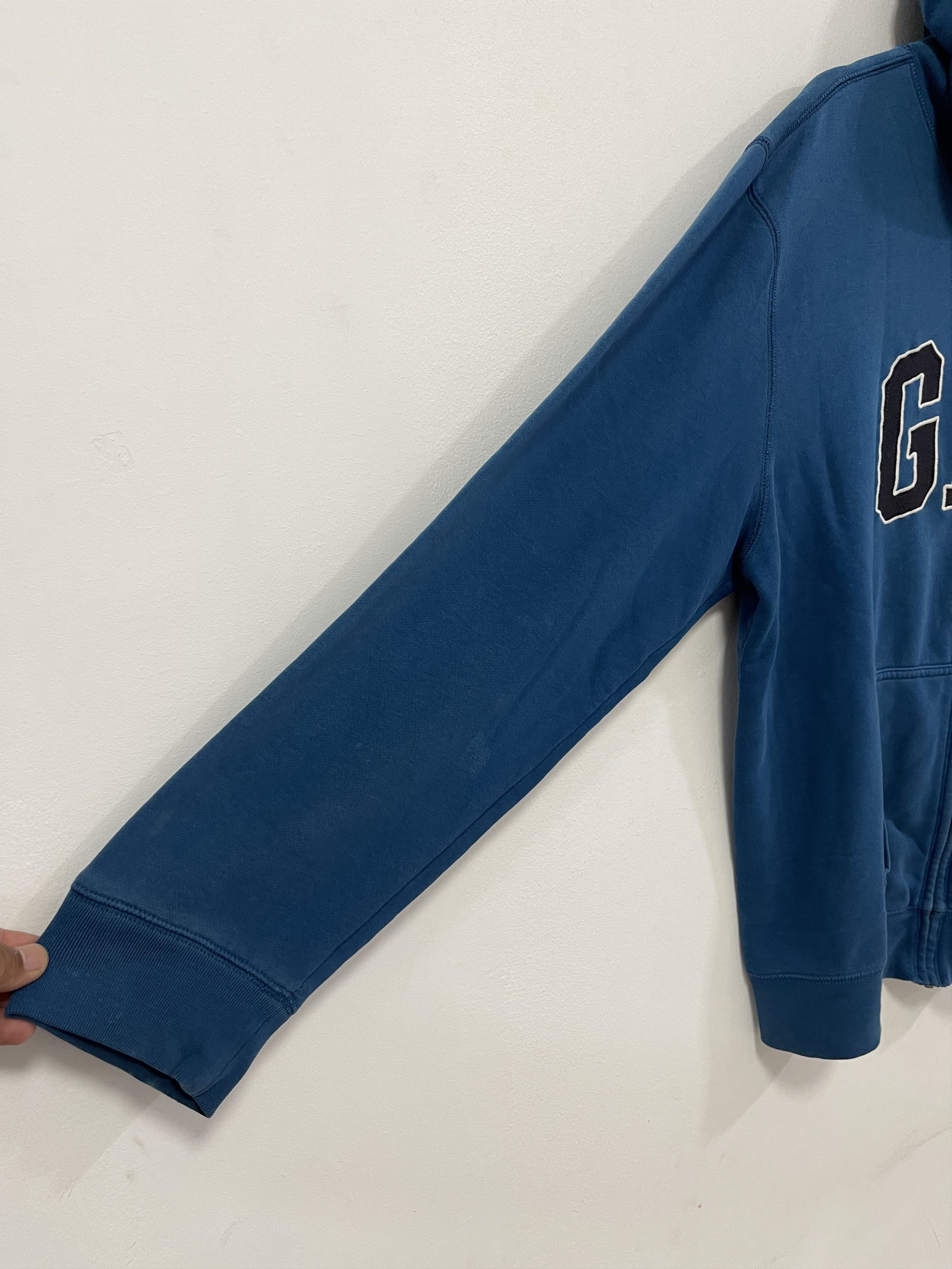 Gap × Vintage Vintage Gap Spell Out Embroidery Hoodie Sweatshirt Size US XL / EU 56 / 4 - 5 Thumbnail