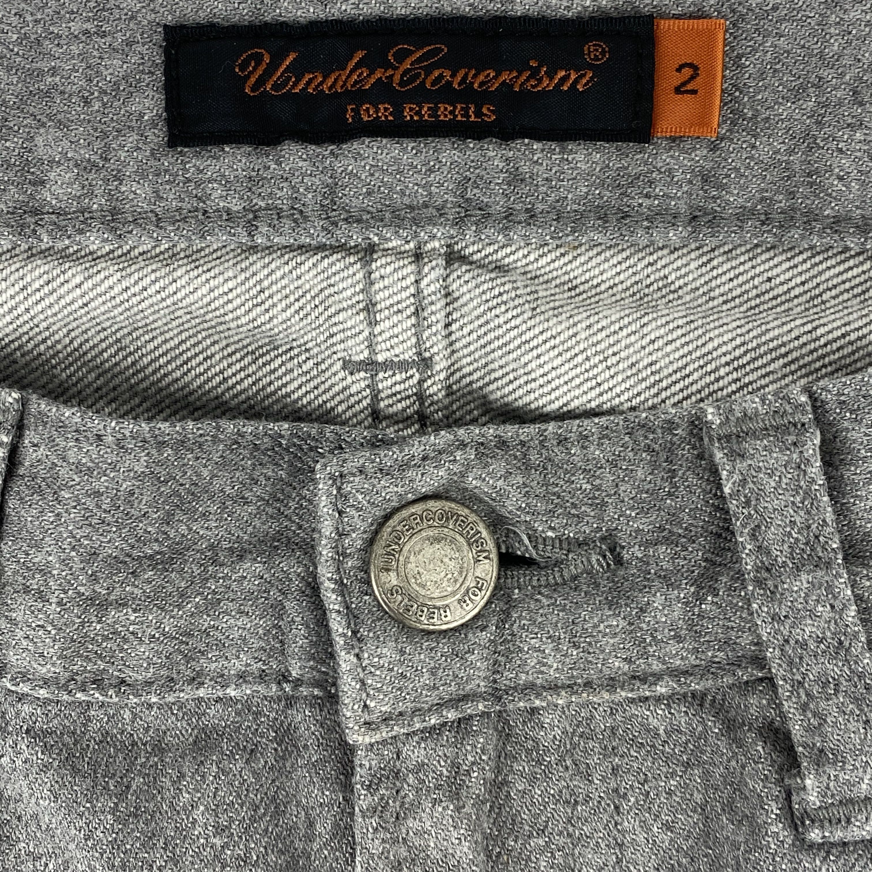 Undercover Undercover Grey Lightning Embroidered Jeans Size US 30 / EU 46 - 6 Thumbnail
