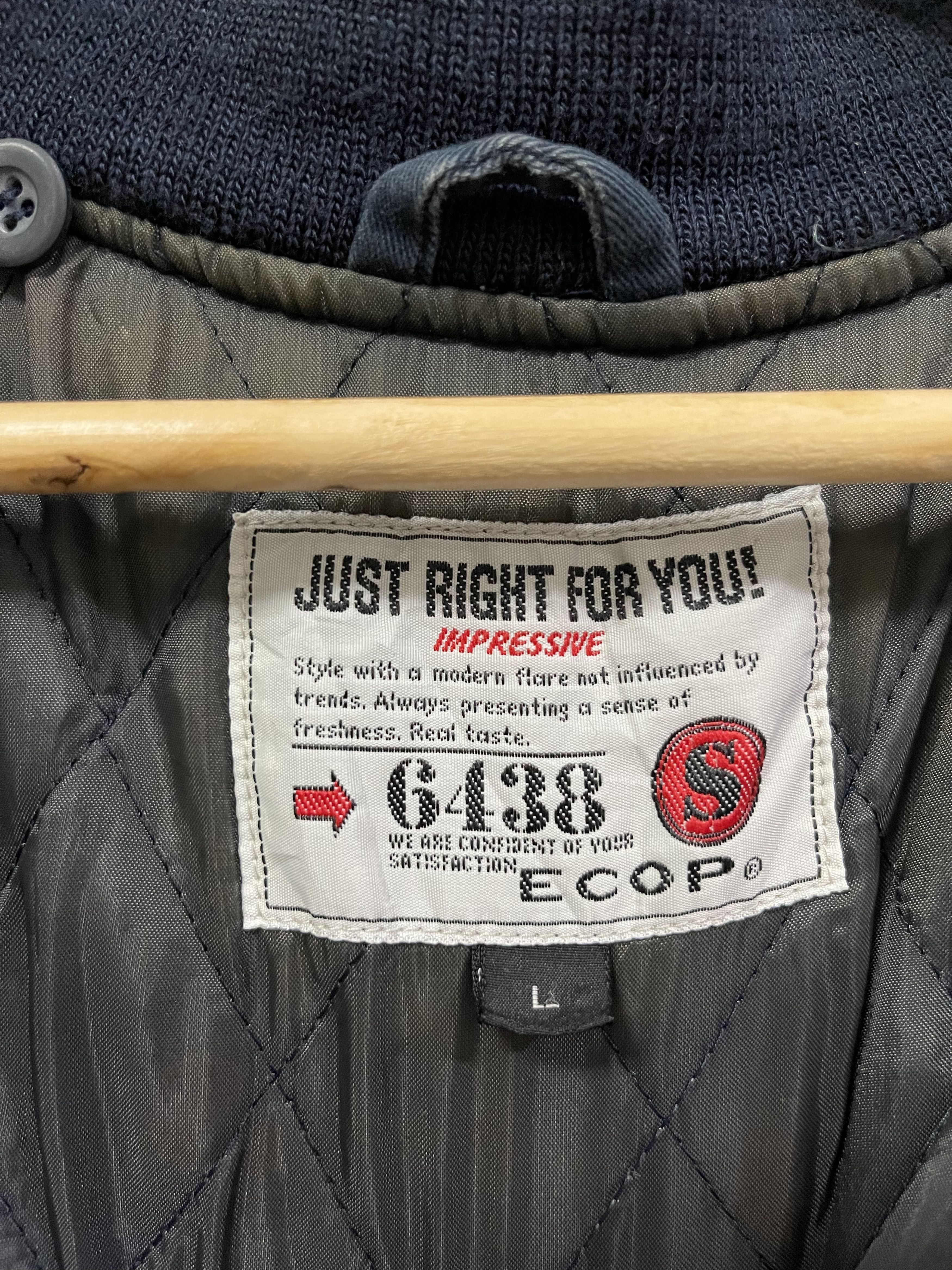 Vintage Vintage Ecop Japanese Style Embroidered Bomber Jacket Size US L / EU 52-54 / 3 - 15 Thumbnail