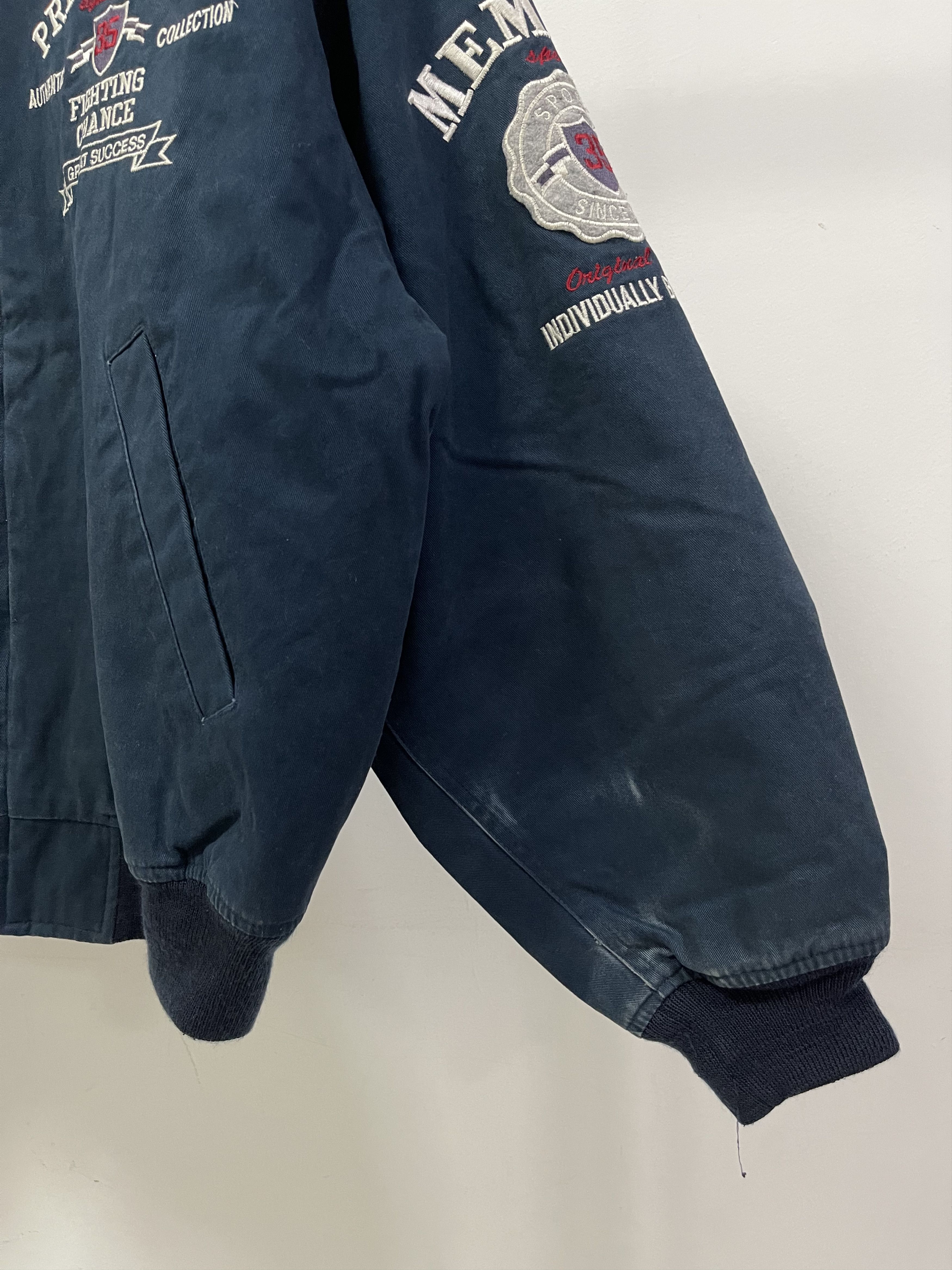Vintage Vintage Ecop Japanese Style Embroidered Bomber Jacket Size US L / EU 52-54 / 3 - 11 Thumbnail