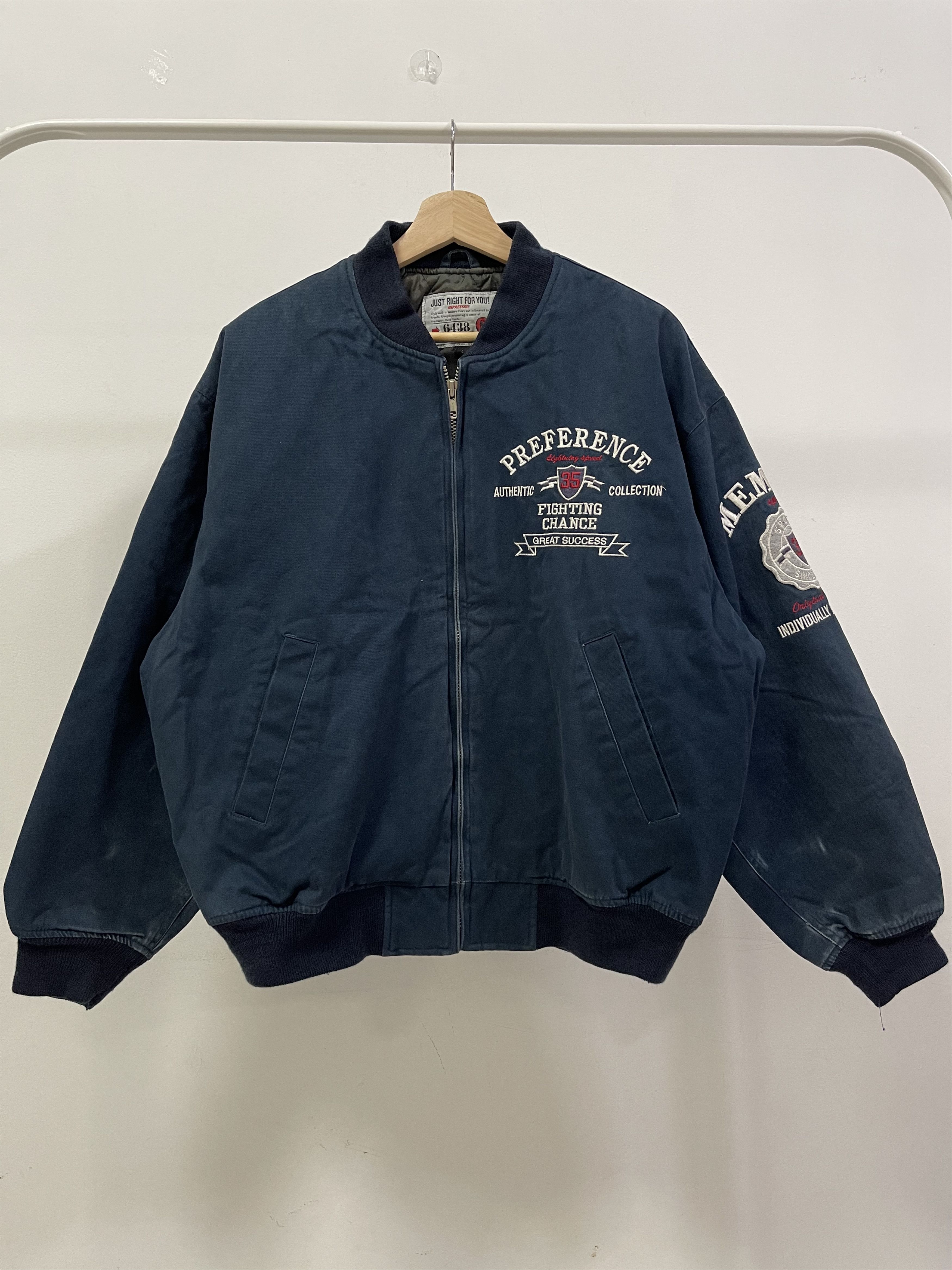 Vintage Vintage Ecop Japanese Style Embroidered Bomber Jacket Size US L / EU 52-54 / 3 - 9 Thumbnail