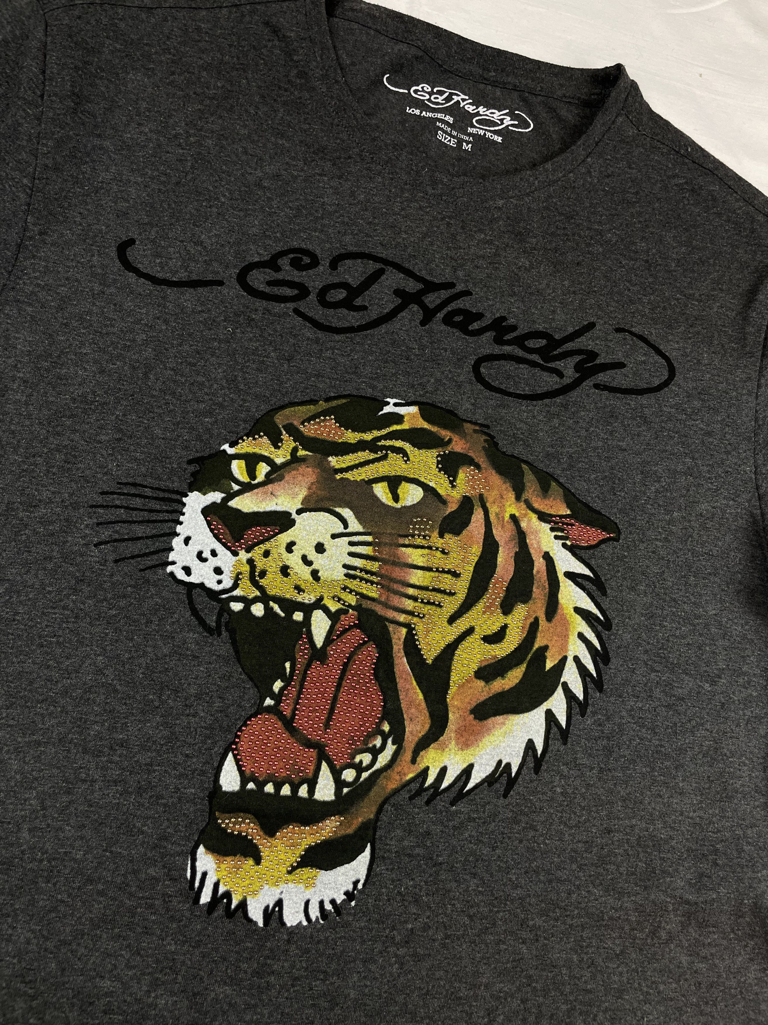 Christian Audigier × Ed Hardy × Vintage Ed Hardy Vintage T-shirt Size US M / EU 48-50 / 2 - 2 Thumbnail