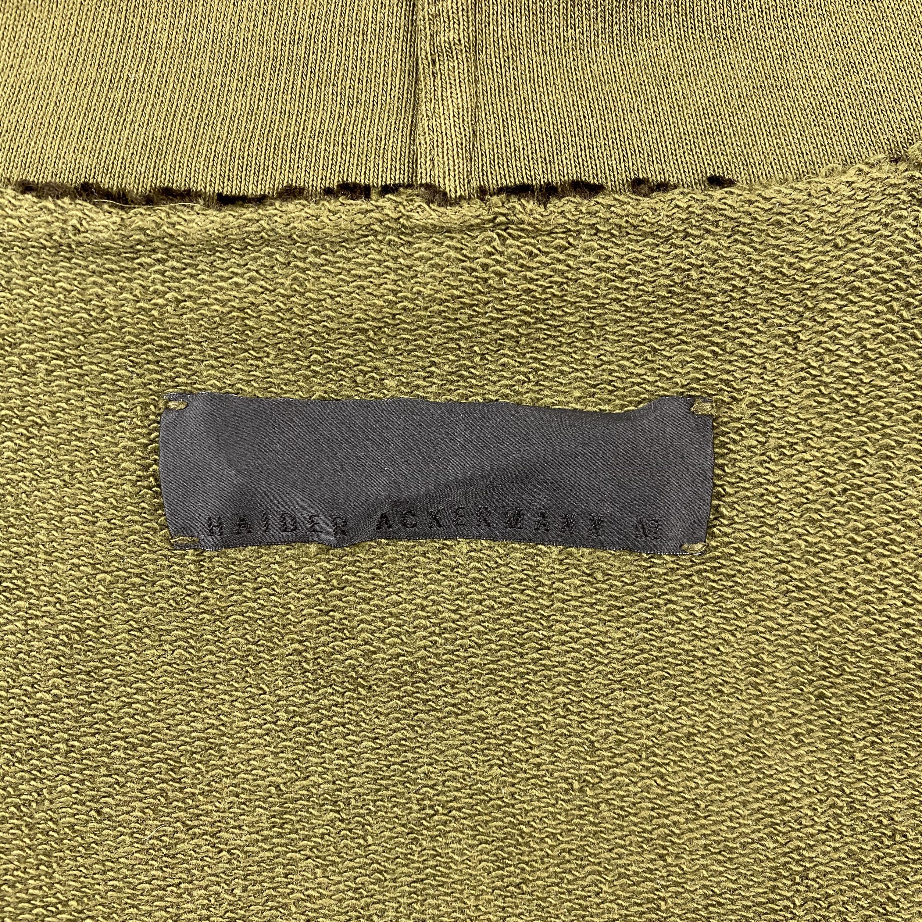 Haider Ackermann Haider Ackermann Olive Perth Zip-Hoodie Size US M / EU 48-50 / 2 - 5 Thumbnail