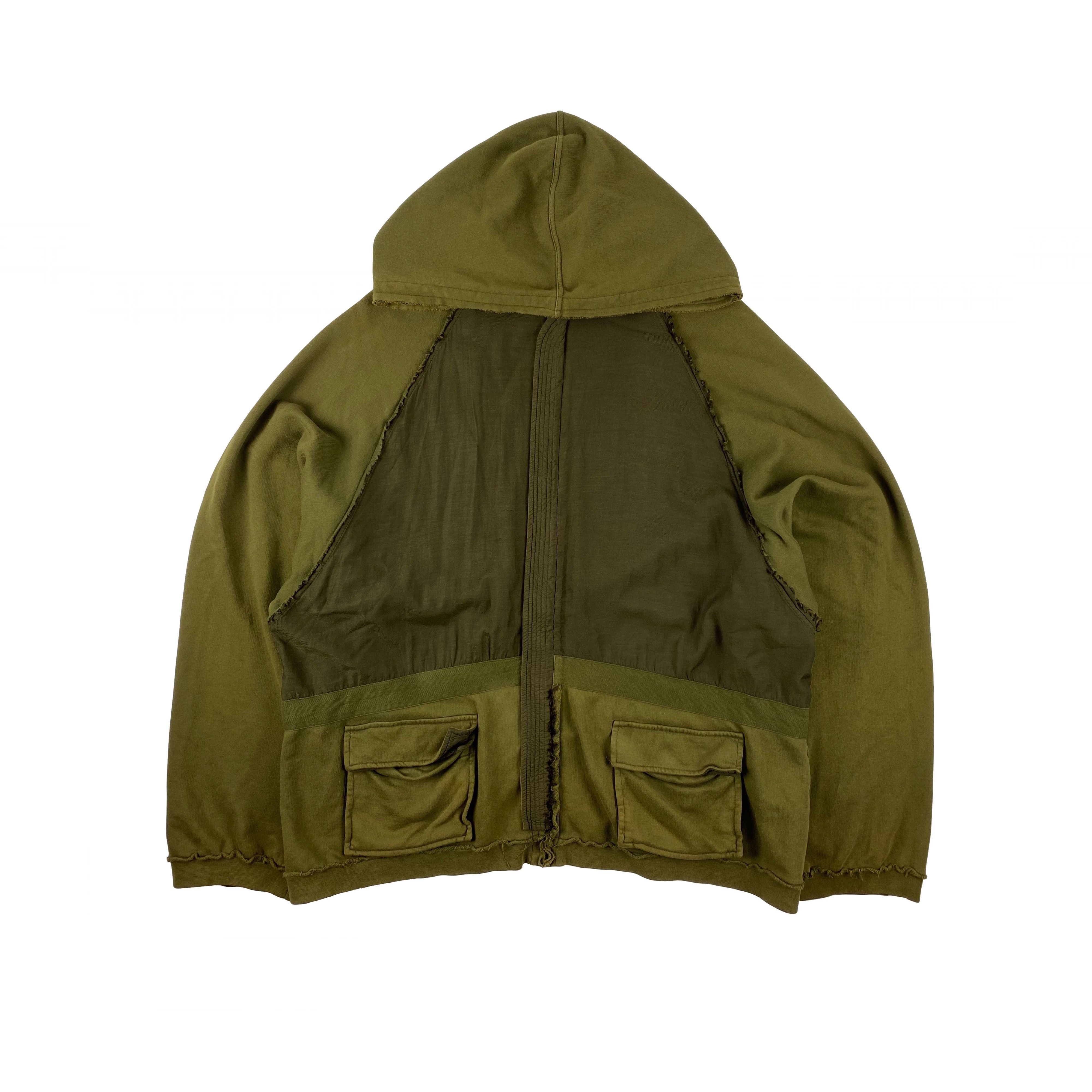 Haider Ackermann Haider Ackermann Olive Perth Zip-Hoodie Size US M / EU 48-50 / 2 - 2 Thumbnail