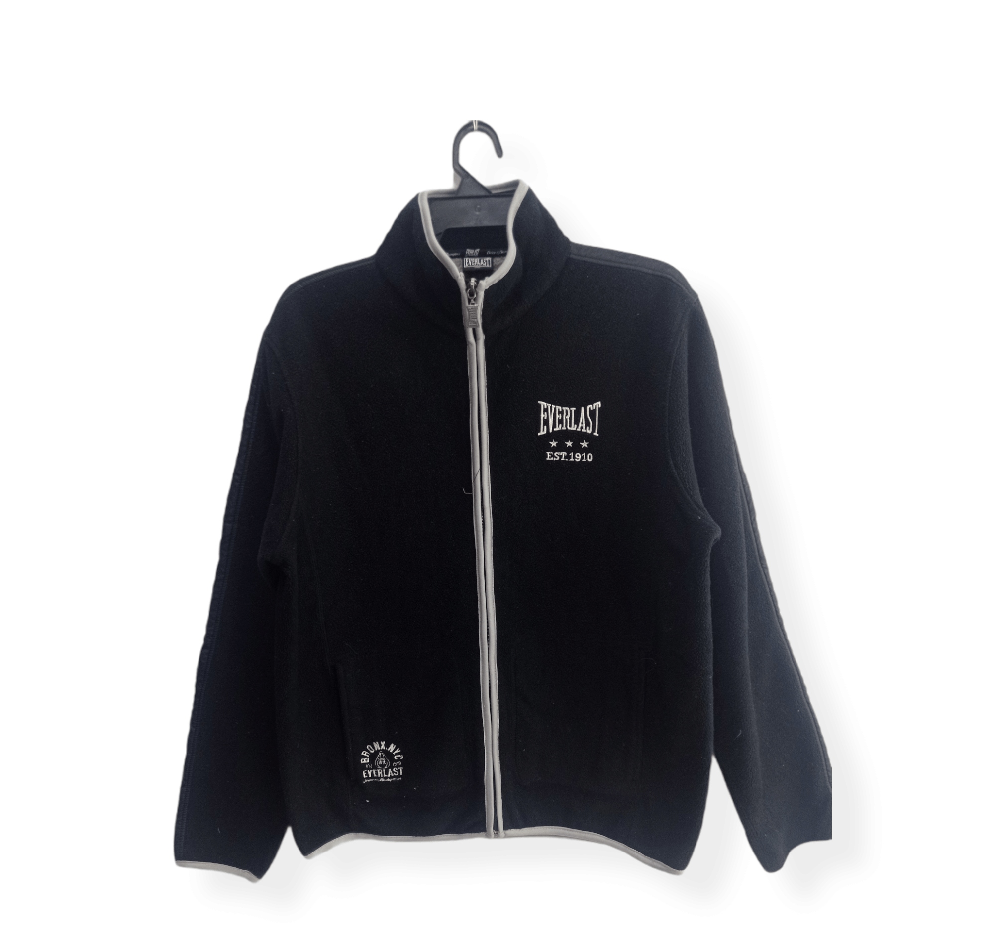 image of Everlast Wbho Fleece Zipper Jacket in Black, Men's (Size Large)