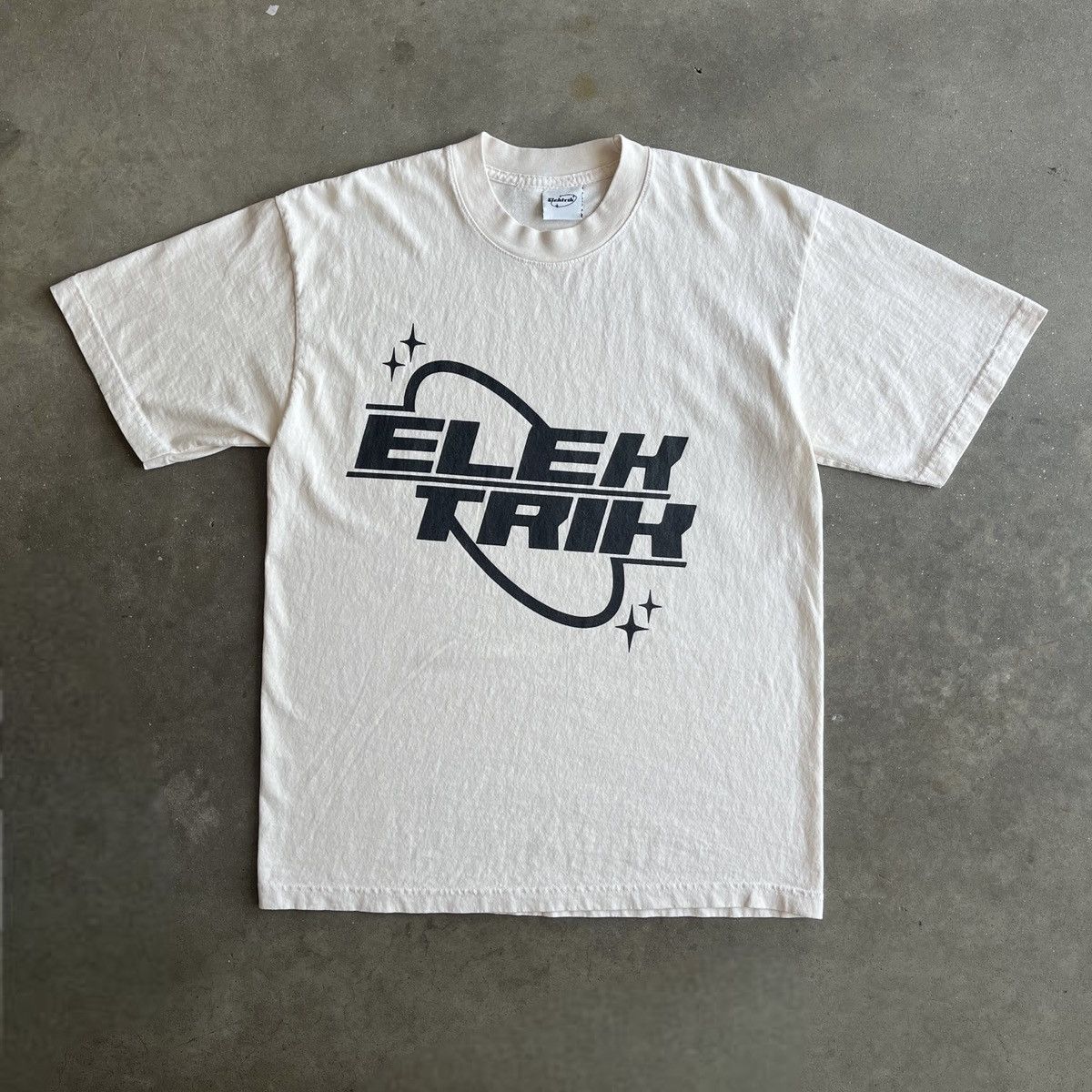 Other × Vintage Elektrik ‘Saturn’ Off-White Vintage Graphic Designer Tee Size US M / EU 48-50 / 2 - 1 Thumbnail
