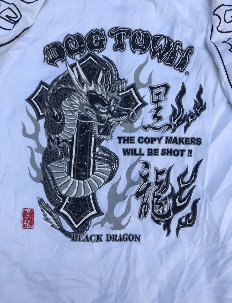 Dogtown Vintage Dog Town Black Dragon Embroided Logo Sweatshirt Size US L / EU 52-54 / 3 - 3 Thumbnail