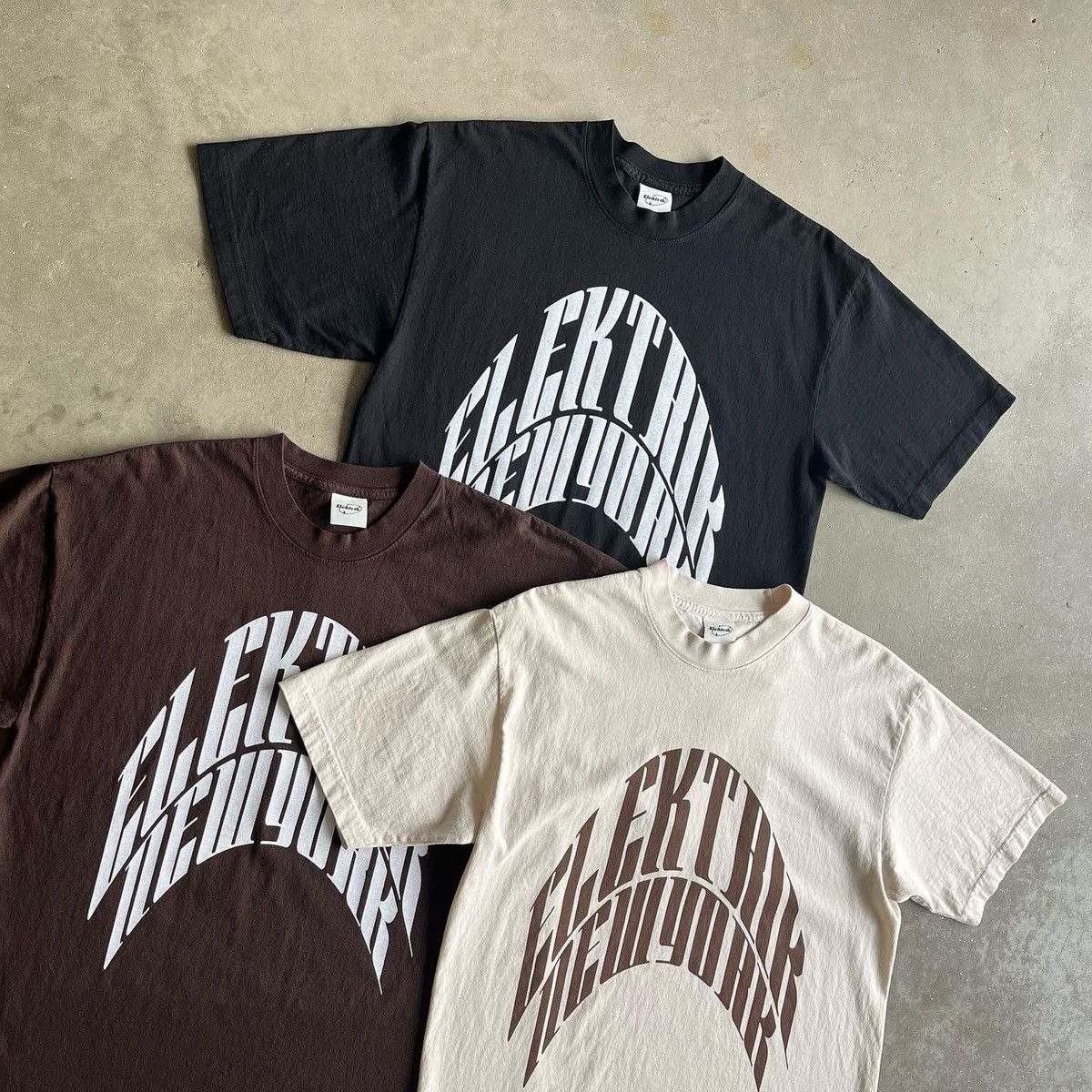 Designer × Vintage Elektrik ‘Arc’ Logo Off White Graphic Vintage Skate Tee Size US S / EU 44-46 / 1 - 3 Thumbnail