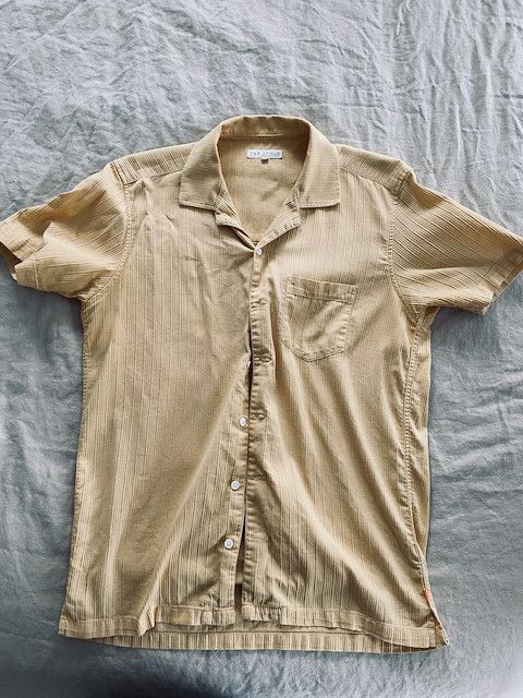 T-shirt Homme Far Afield Rayé Multicolore - Taille L - 100% Coton - Neuf Sans étiquettes