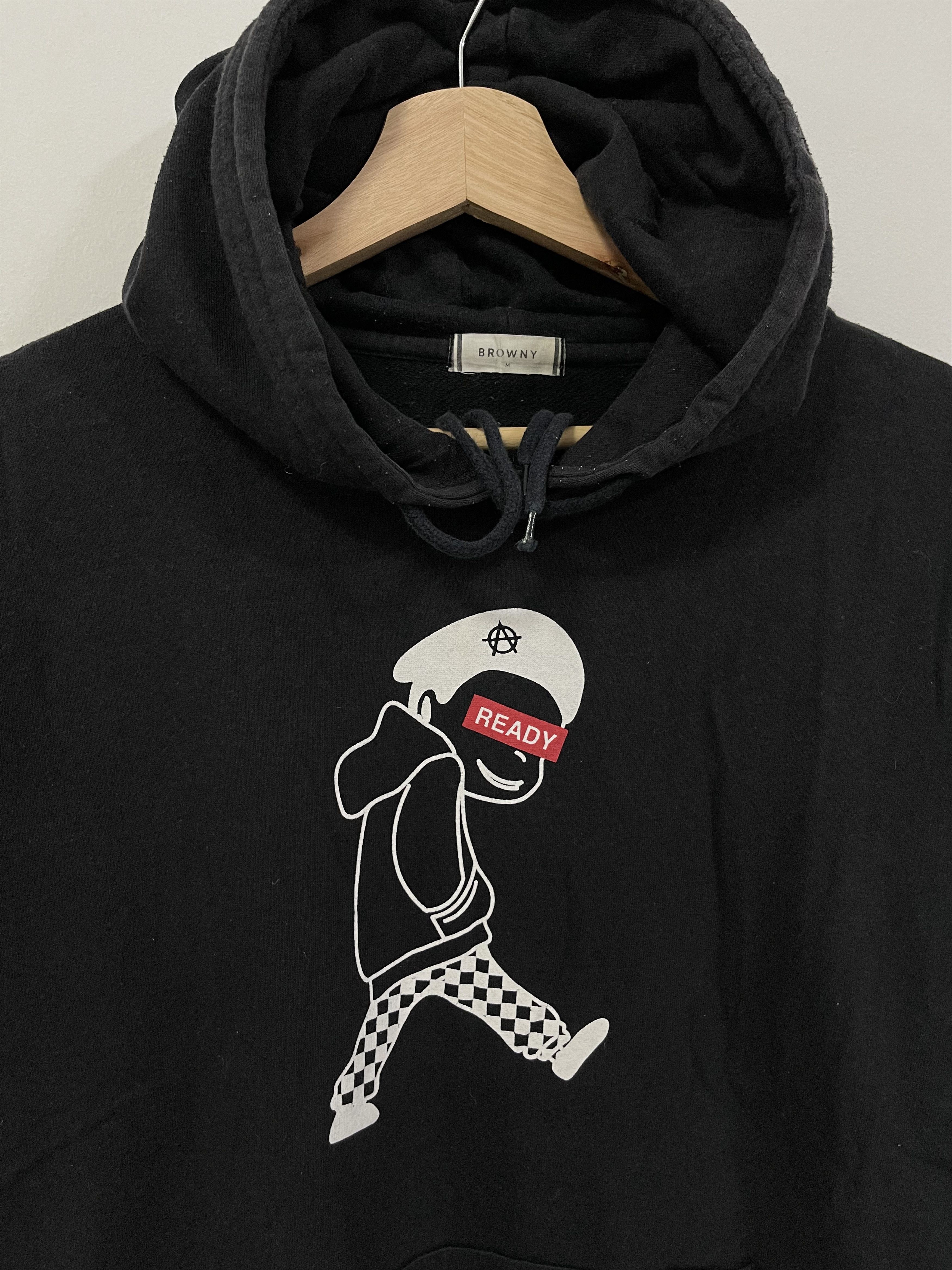 Japanese Brand × Vintage Vintage Browny × Son Of Anarchy Big Logo Hoodie Size US S / EU 44-46 / 1 - 2 Thumbnail
