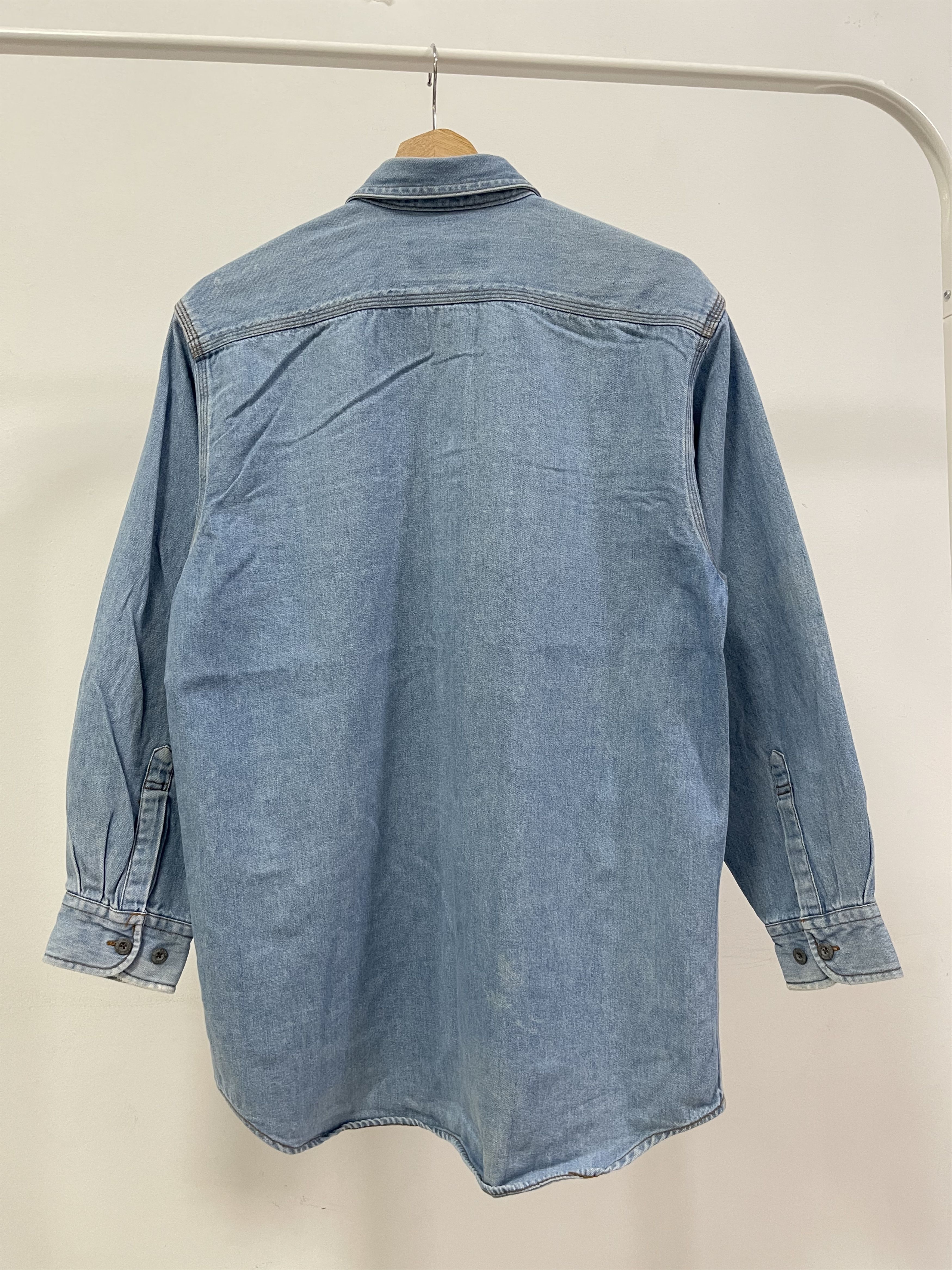 Sports Specialties × Vintage Vintage Lucky Strike Double Pocket Button Up Denim Size US M / EU 48-50 / 2 - 6 Thumbnail