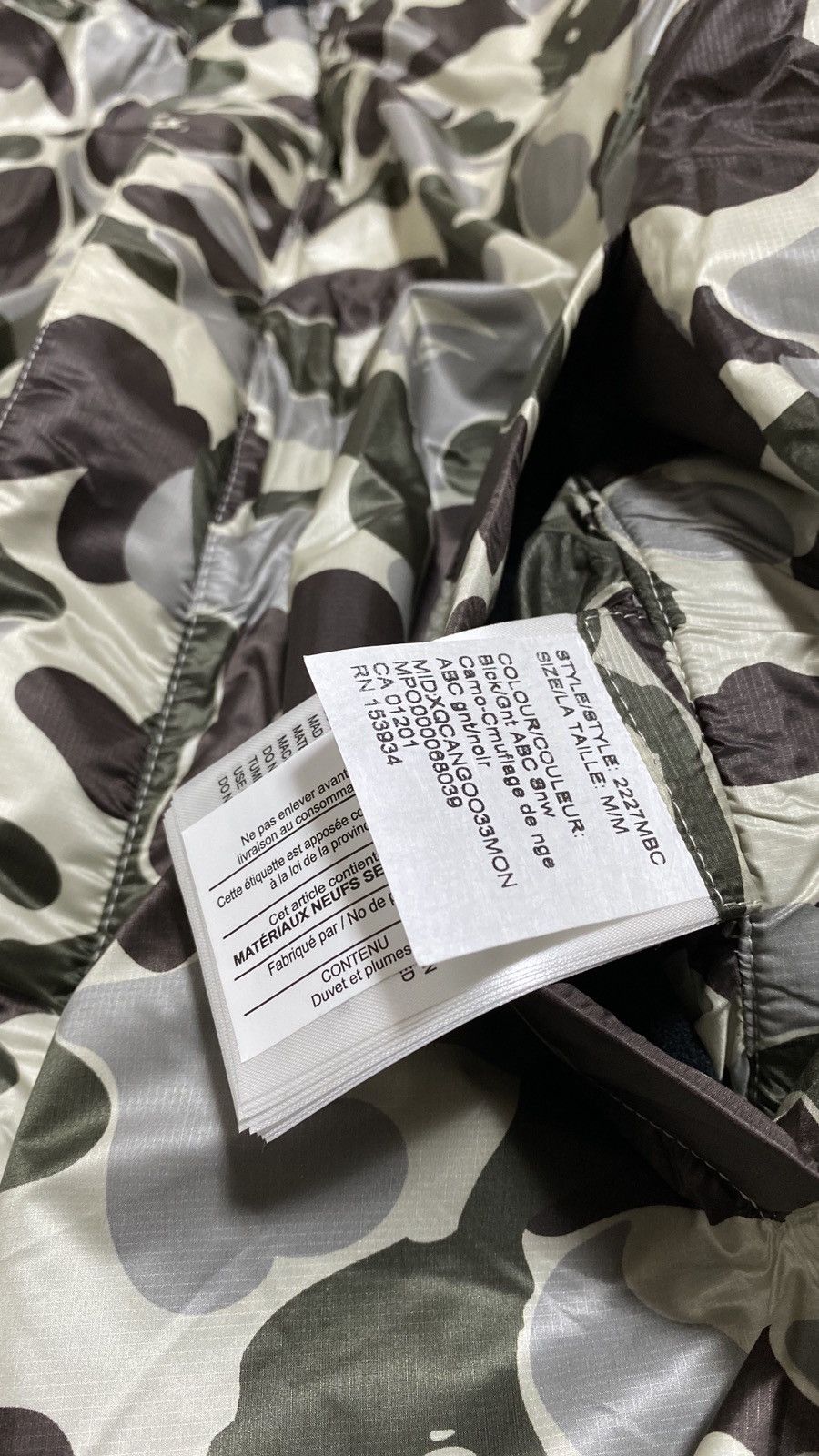 Bape × CNCPTS × Canada Goose A Bathing Ape X Canada goose X Concepts Reversible M Size US M / EU 48-50 / 2 - 12 Thumbnail