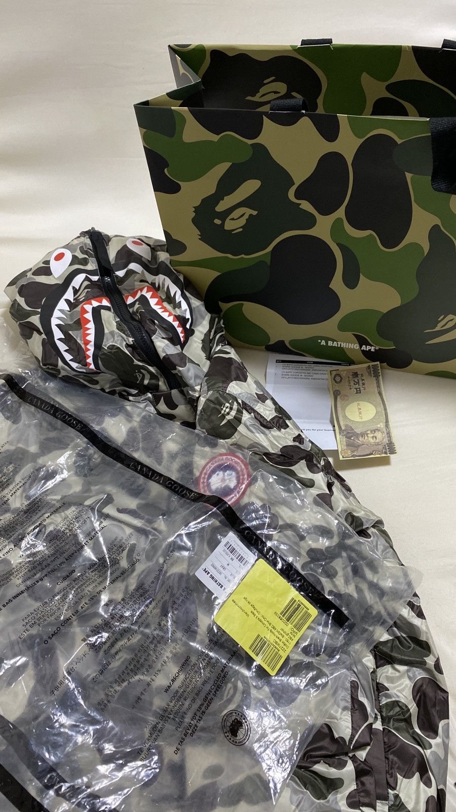 Bape × CNCPTS × Canada Goose A Bathing Ape X Canada goose X Concepts Reversible M Size US M / EU 48-50 / 2 - 5 Thumbnail