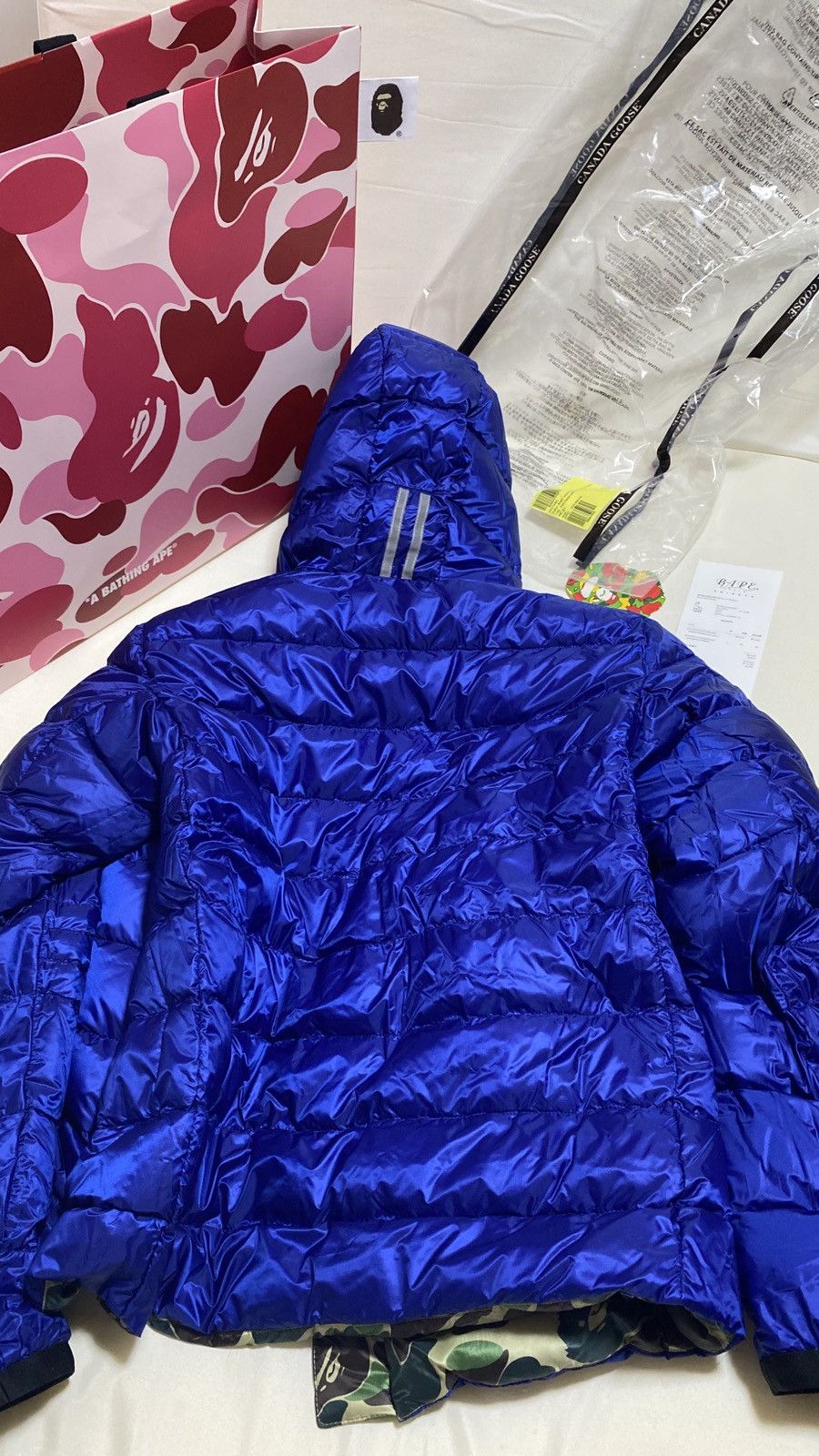 Bape × CNCPTS × Canada Goose A Bathing Ape X Canada Goose X Concepts Reversible Jacket M Size US M / EU 48-50 / 2 - 2 Thumbnail