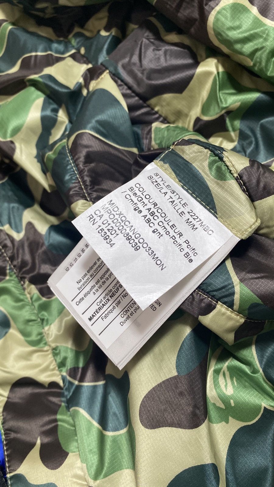 Bape × CNCPTS × Canada Goose A Bathing Ape X Canada Goose X Concepts Reversible Jacket M Size US M / EU 48-50 / 2 - 14 Thumbnail