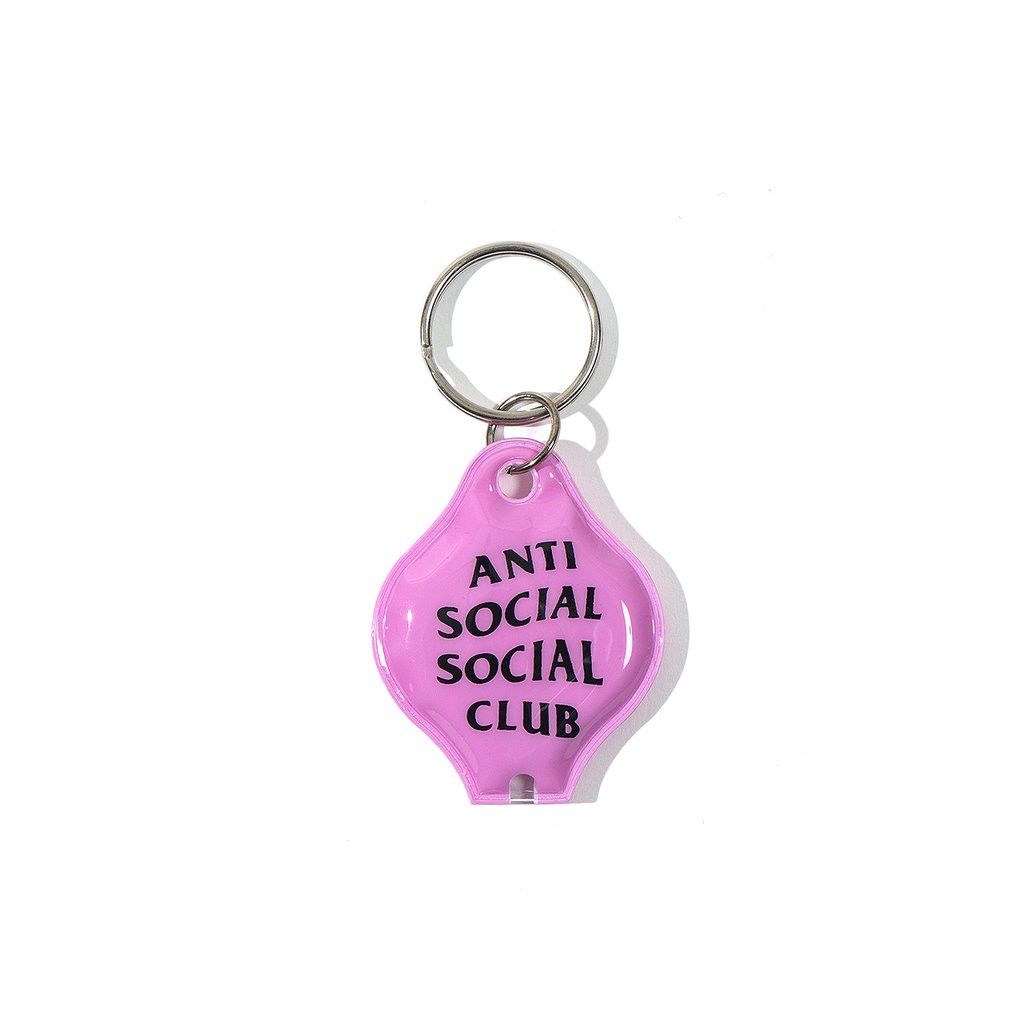 Anti Social Social Club DS SS20 ASSC Black Logo Pink True Colors Keychain LED Light Size ONE SIZE - 2 Thumbnail