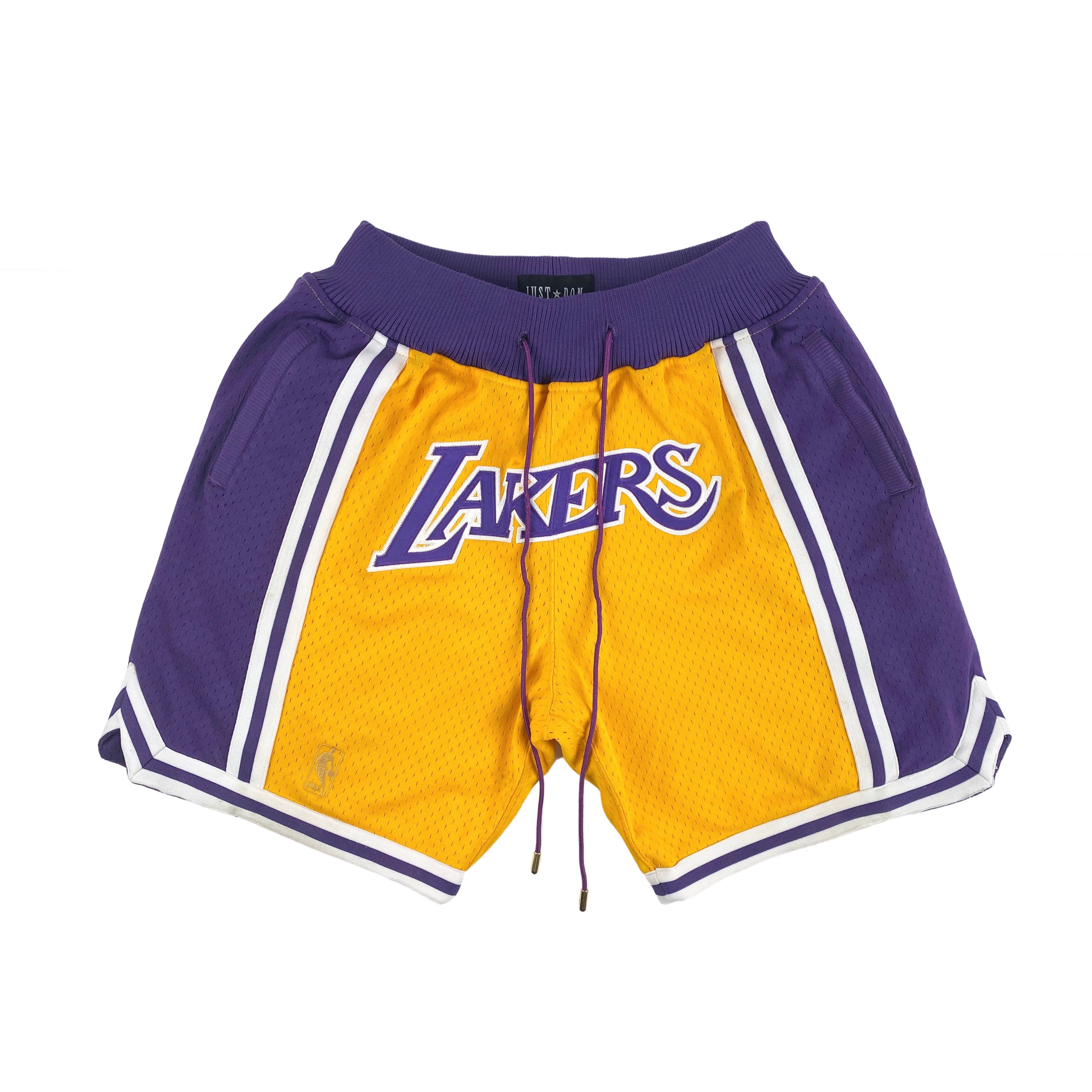 Just Don × Mitchell & Ness Just Don x Mitchell & Ness Lakers Shorts Size US 30 / EU 46 - 2 Thumbnail