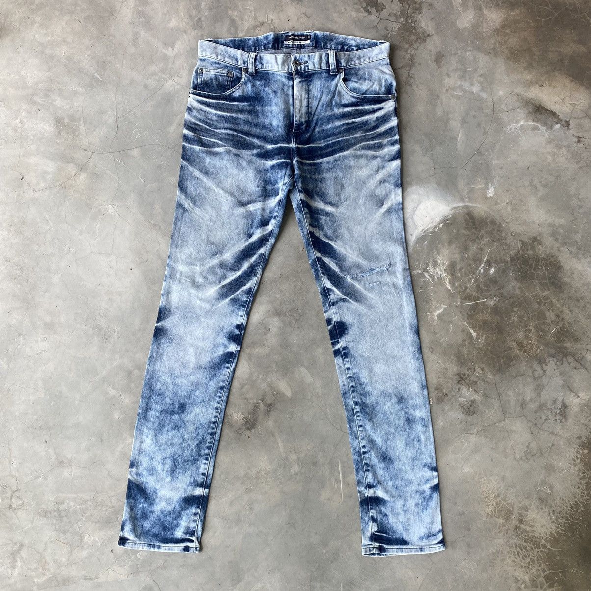 Semantic design jeans holly water faded blue stone wash