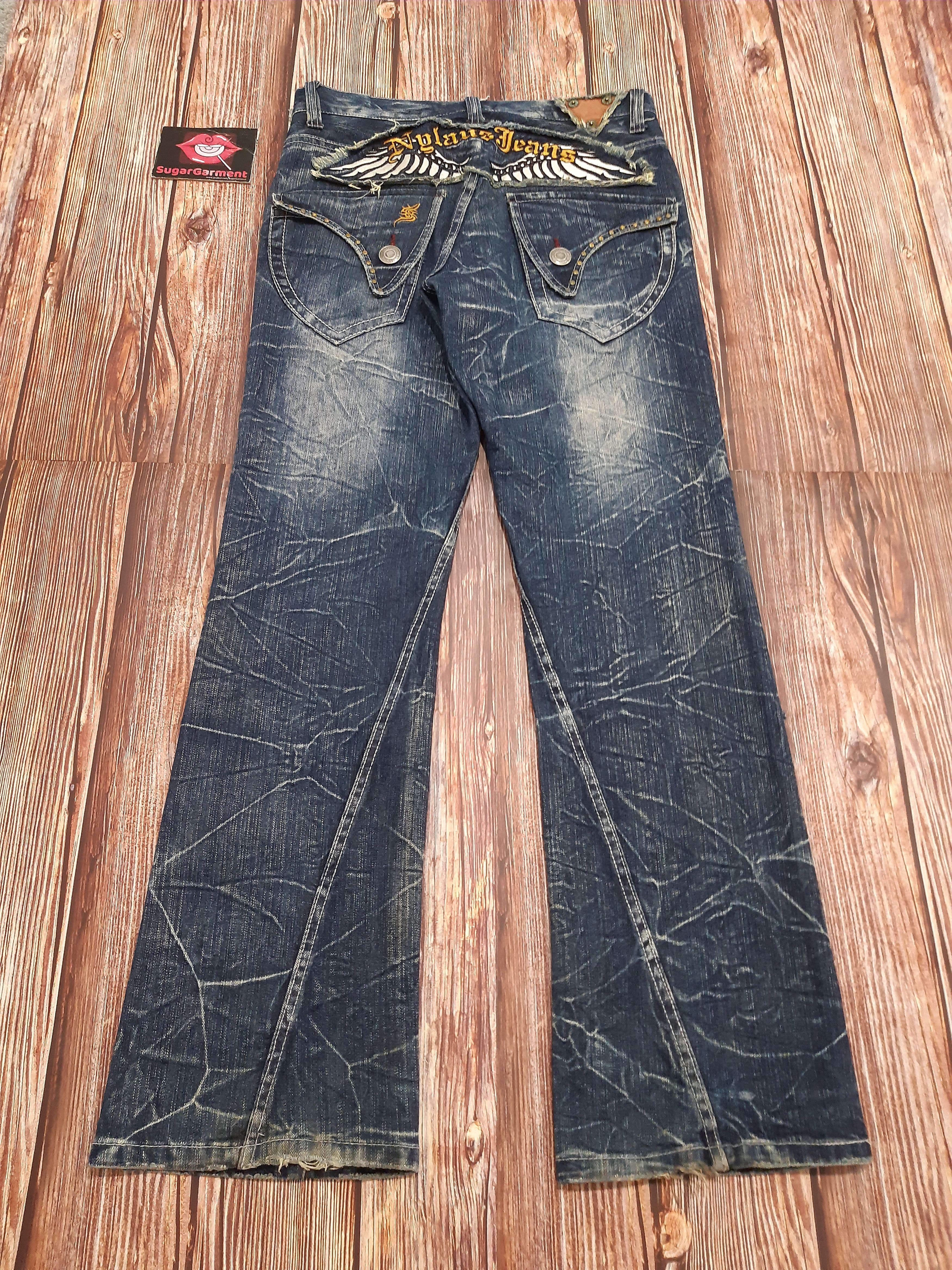 Japanese Brand Bootcut Jeans Japanese Vintage Size US 31 - 1 Thumbnail