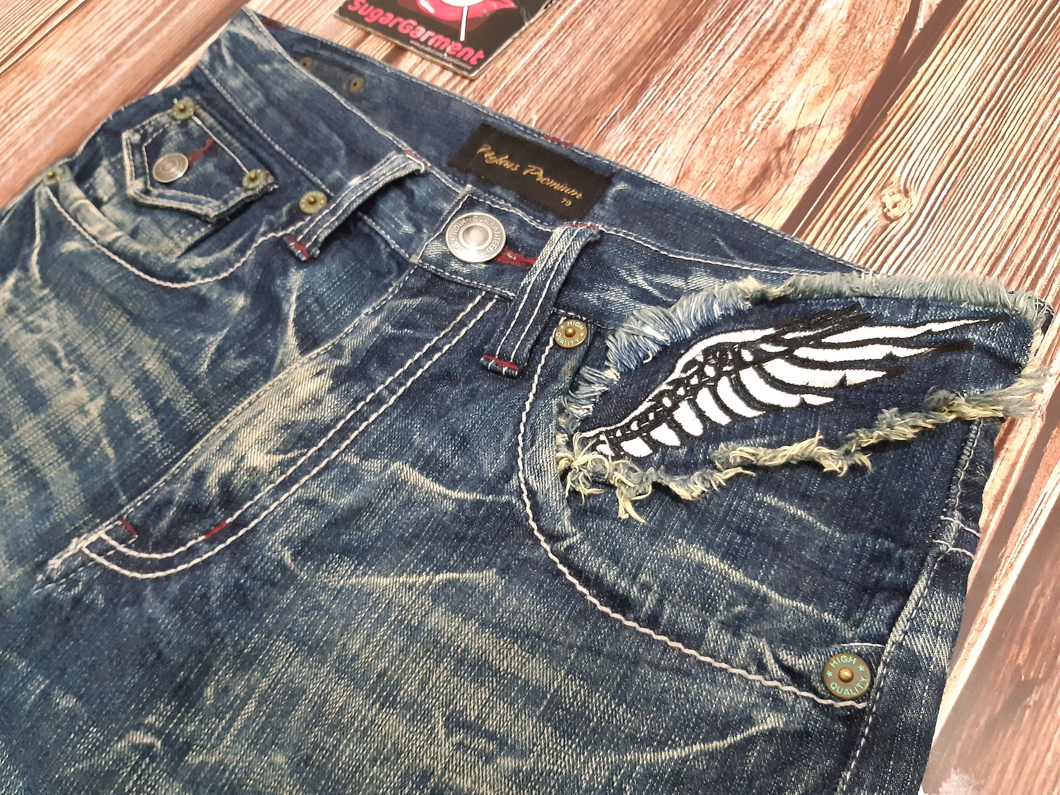 Japanese Brand Bootcut Jeans Japanese Vintage Size US 31 - 6 Thumbnail
