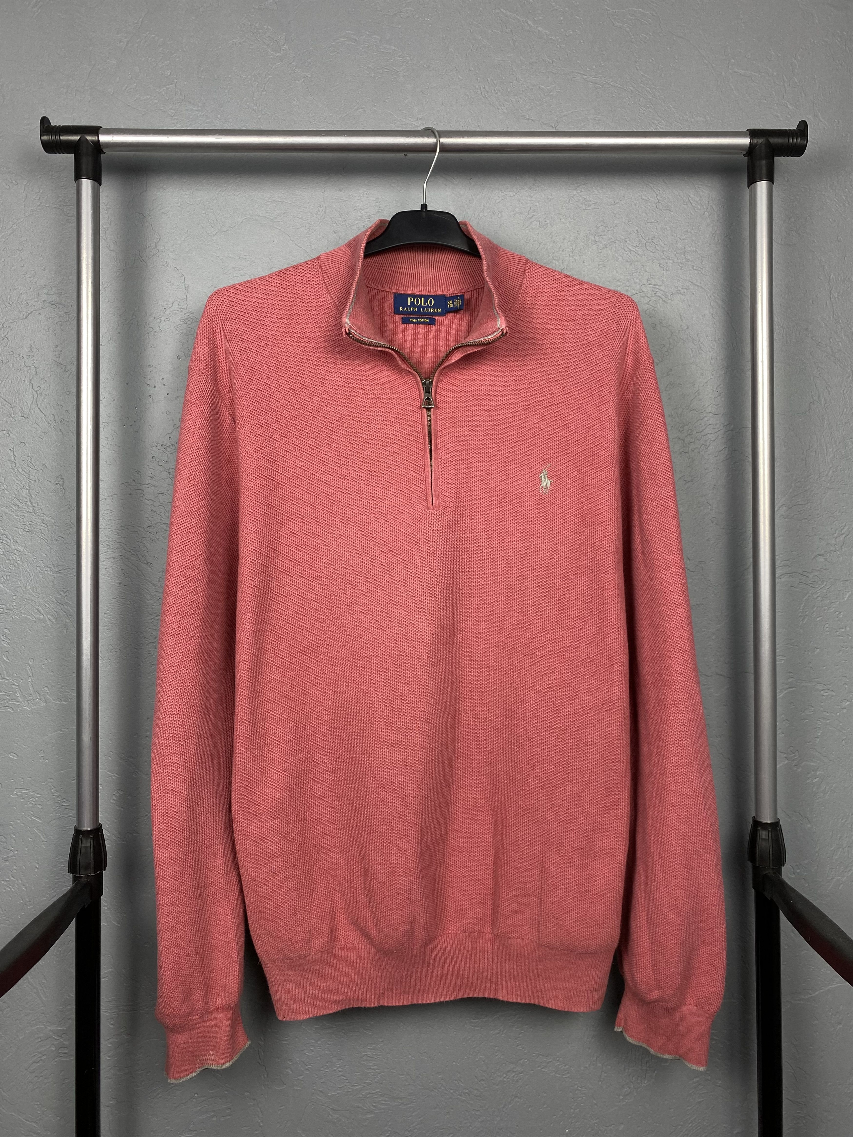 Polo Ralph Lauren Polo Ralph Lauren Vintage Mens Quarter Zip Sweatshirt 1\4 Size US XXL / EU 58 / 5 - 1 Thumbnail