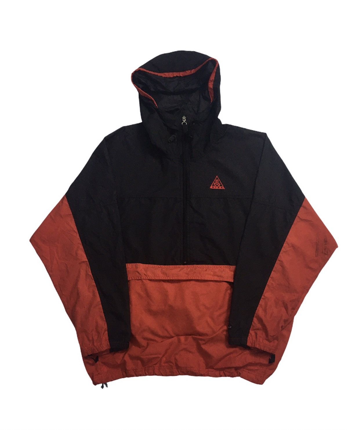 Nike ACG Windbreaker, Men's Size Medium polyester gray type Vintage Second Hand