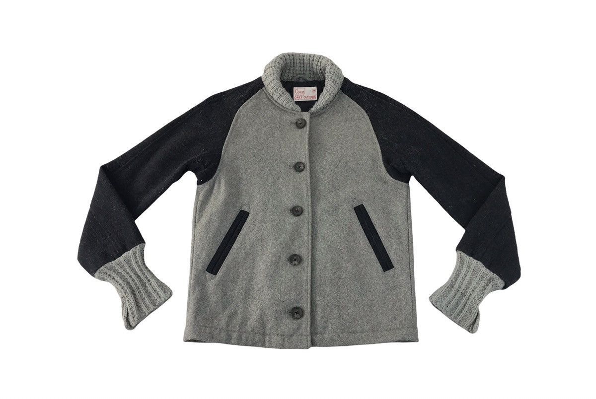 image of Vintage Coen Daily Clothing Button Up Jacket Style in Grey, Women's (Size Medium)