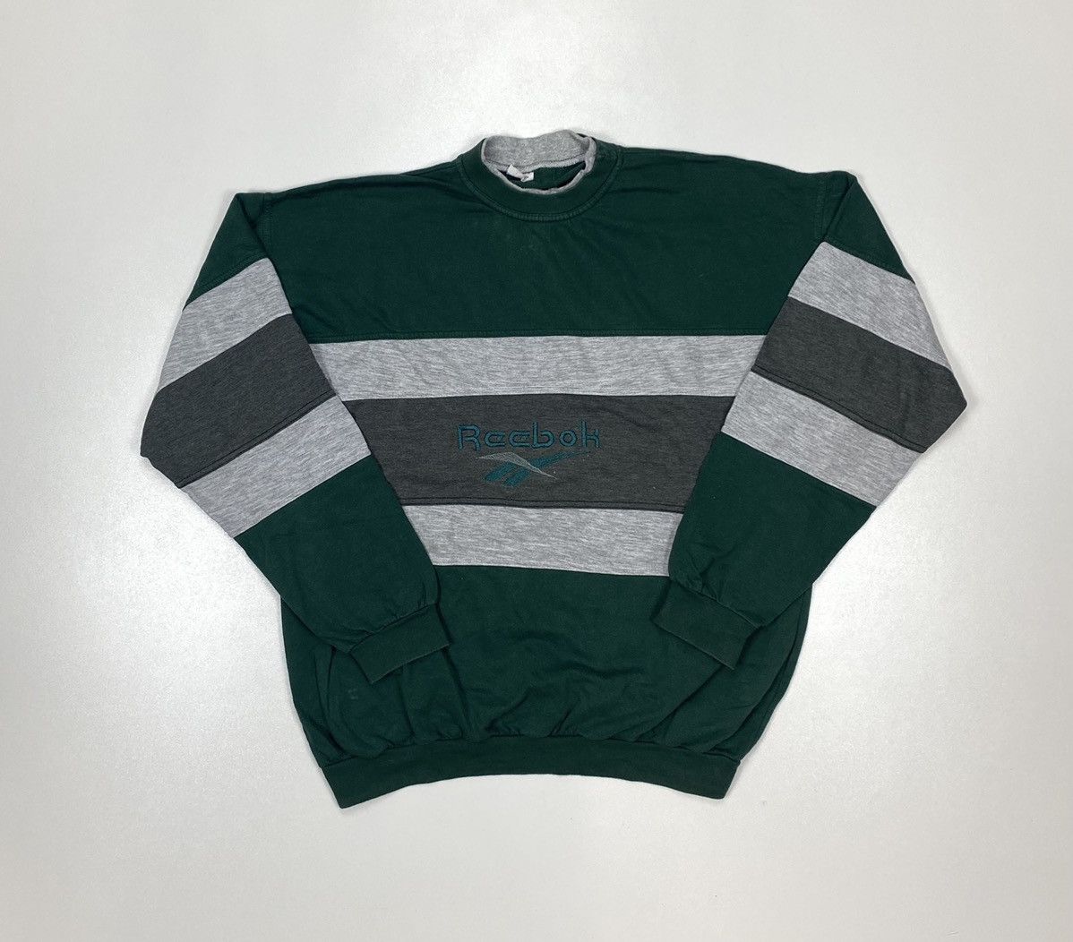 Reebok Vintage 80/90’s Reebok Sweatshirt Spell Out Logo Size M Size US M / EU 48-50 / 2 - 1 Thumbnail