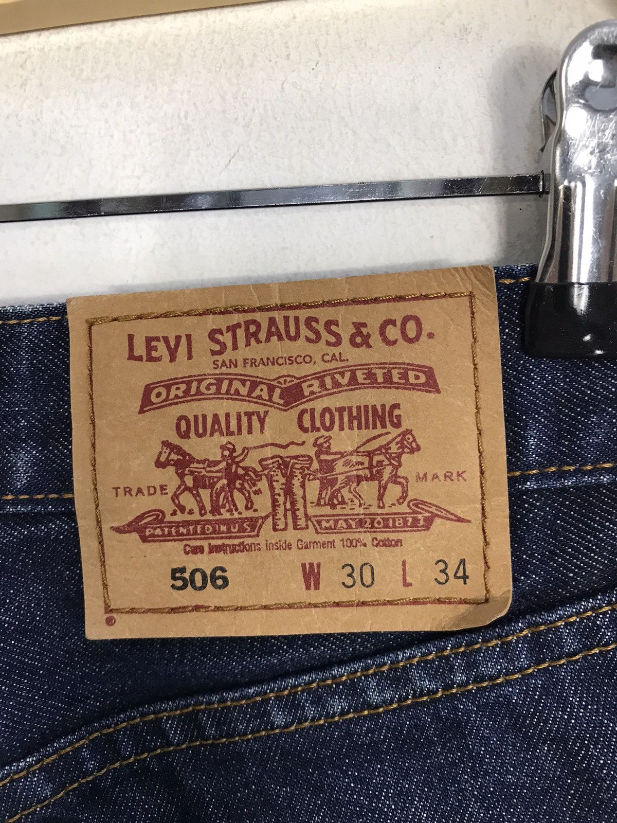 Japanese Brand × Levi's × Vintage Vintage Levi’s 506 Indigo Denim Jeans Size US 30 / EU 46 - 14 Thumbnail