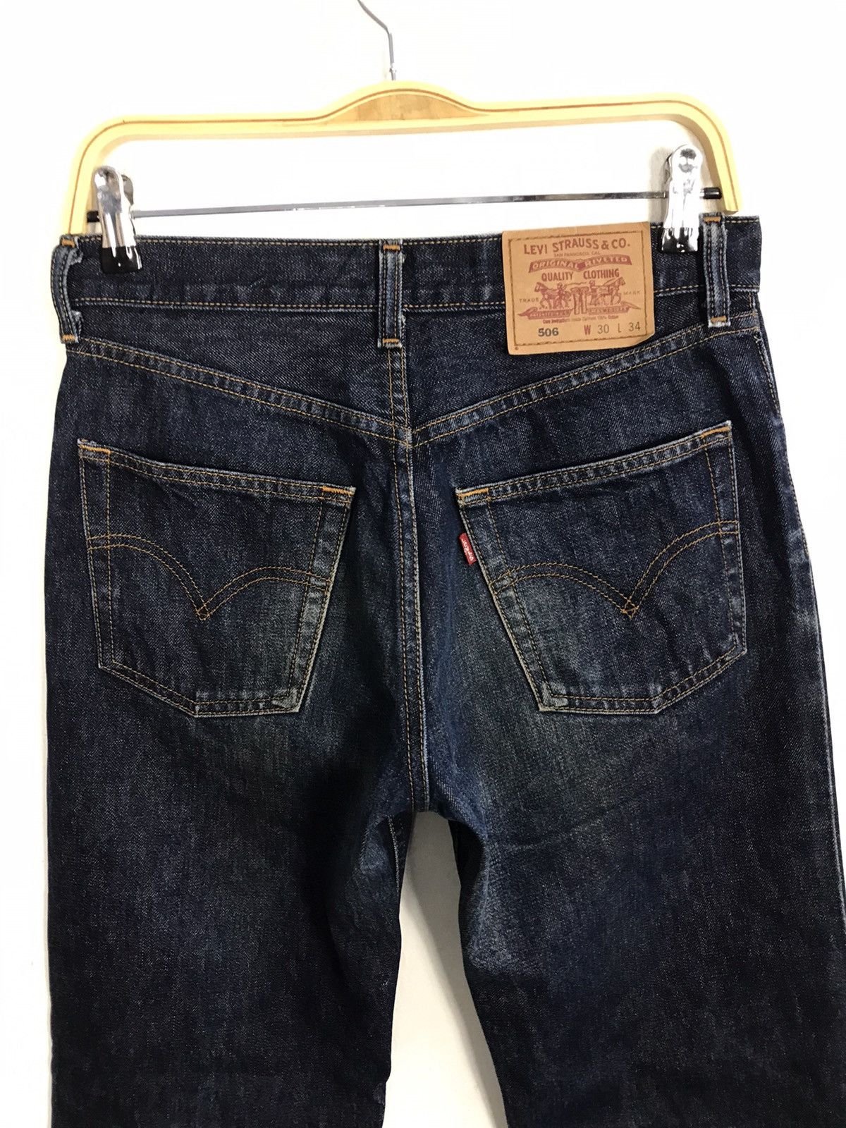 Japanese Brand × Levi's × Vintage Vintage Levi’s 506 Indigo Denim Jeans Size US 30 / EU 46 - 10 Thumbnail