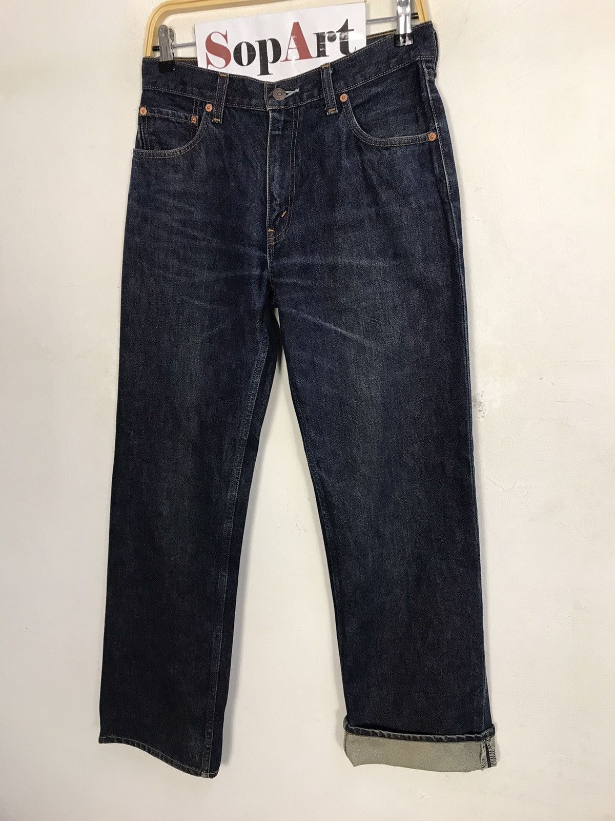 Japanese Brand × Levi's × Vintage Vintage Levi’s 506 Indigo Denim Jeans Size US 30 / EU 46 - 4 Thumbnail