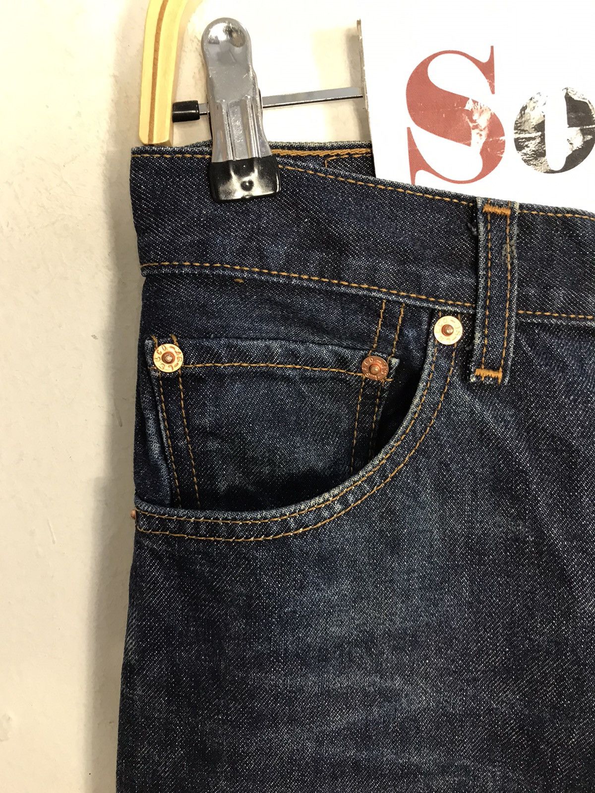 Japanese Brand × Levi's × Vintage Vintage Levi’s 506 Indigo Denim Jeans Size US 30 / EU 46 - 8 Thumbnail