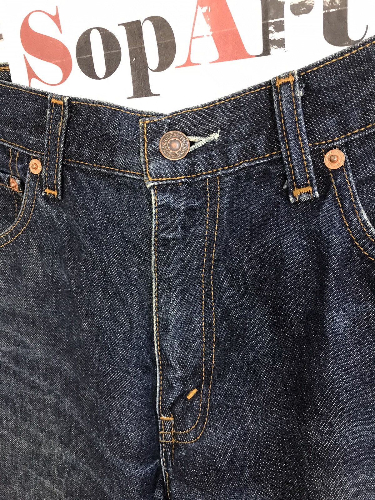 Japanese Brand × Levi's × Vintage Vintage Levi’s 506 Indigo Denim Jeans Size US 30 / EU 46 - 6 Thumbnail